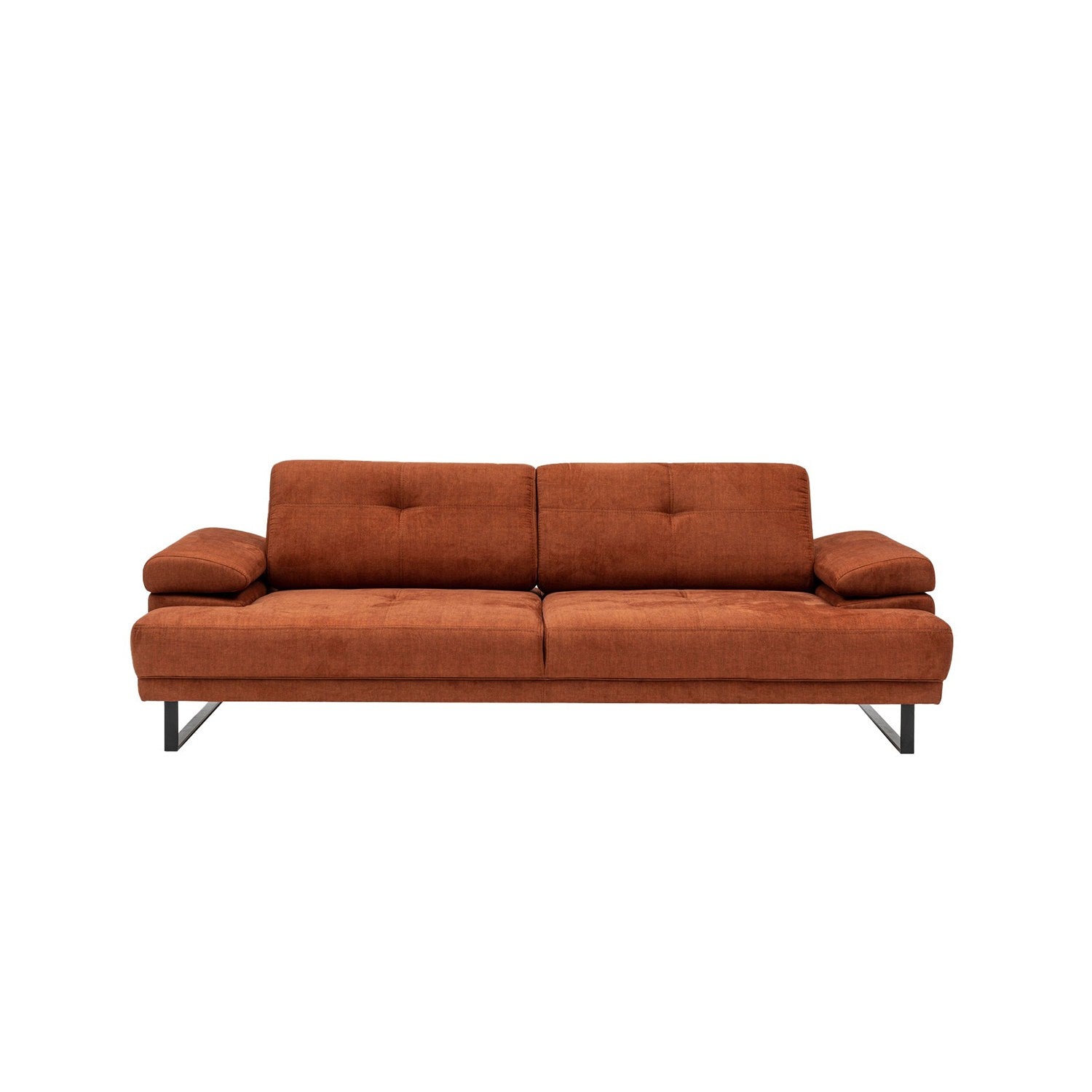 Mustang - Orange in Orange präsentiert im Onlineshop von KAQTU Design AG. Bettsofa ist von Atelier Del Sofa