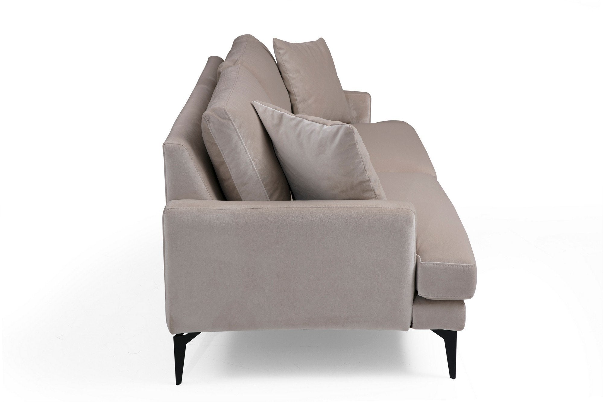 Papira 2 Seater - Beige in Beige präsentiert im Onlineshop von KAQTU Design AG. 2er Sofa ist von Atelier Del Sofa