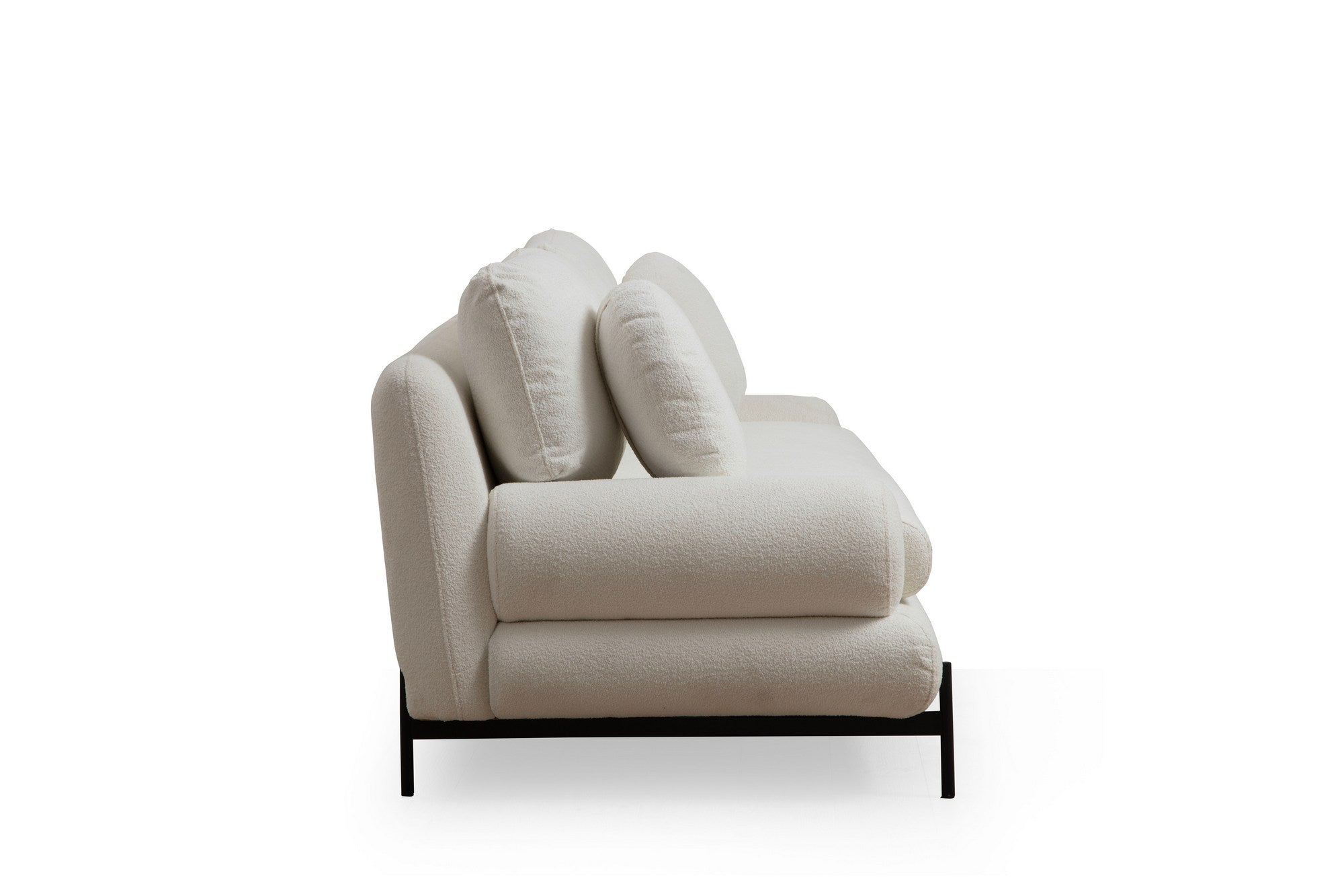 Livorno - White in Weiss präsentiert im Onlineshop von KAQTU Design AG. 2er Sofa ist von Atelier Del Sofa