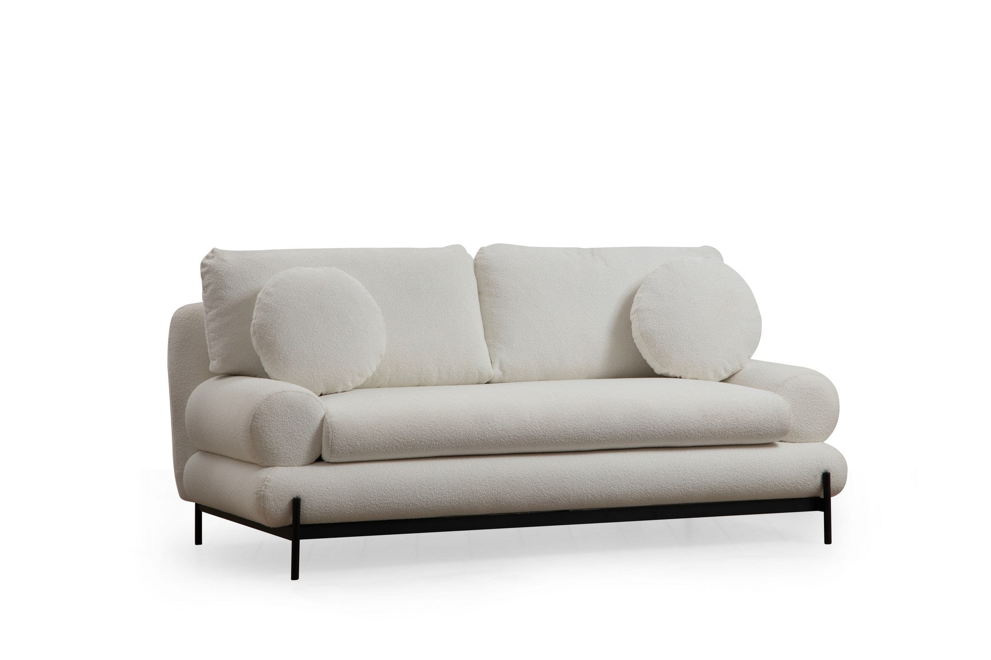 Livorno - White in Weiss präsentiert im Onlineshop von KAQTU Design AG. 2er Sofa ist von Atelier Del Sofa