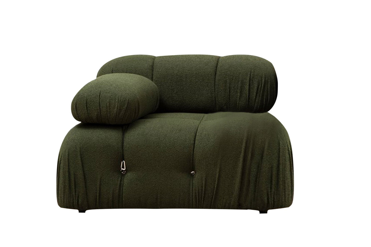 Bubble L1 Modulares Sofa - Grün in Grün präsentiert im Onlineshop von KAQTU Design AG. Modulares Sofa ist von Atelier Del Sofa