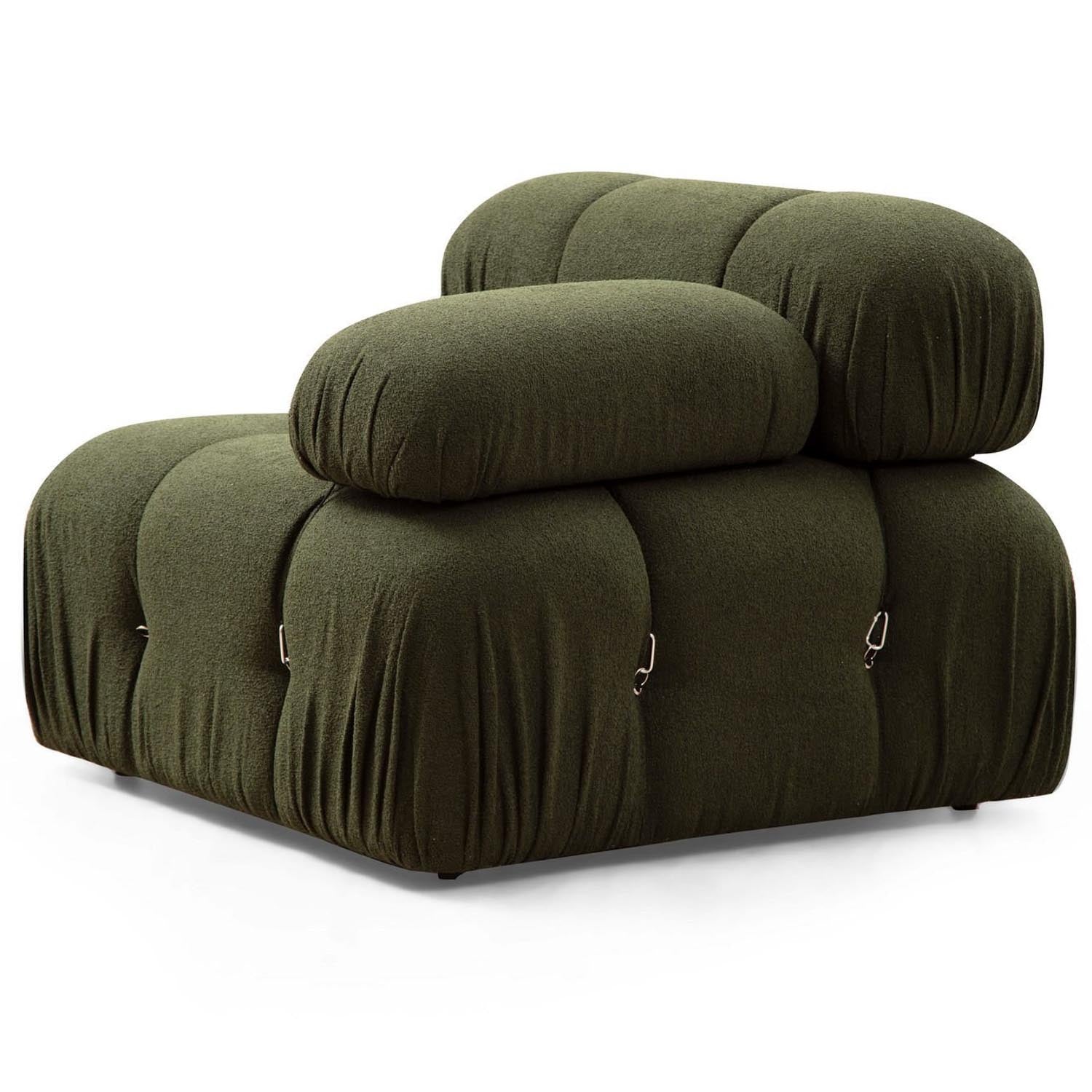 Bubble 1R - Green in Grün präsentiert im Onlineshop von KAQTU Design AG. Modulares Sofa ist von Atelier Del Sofa