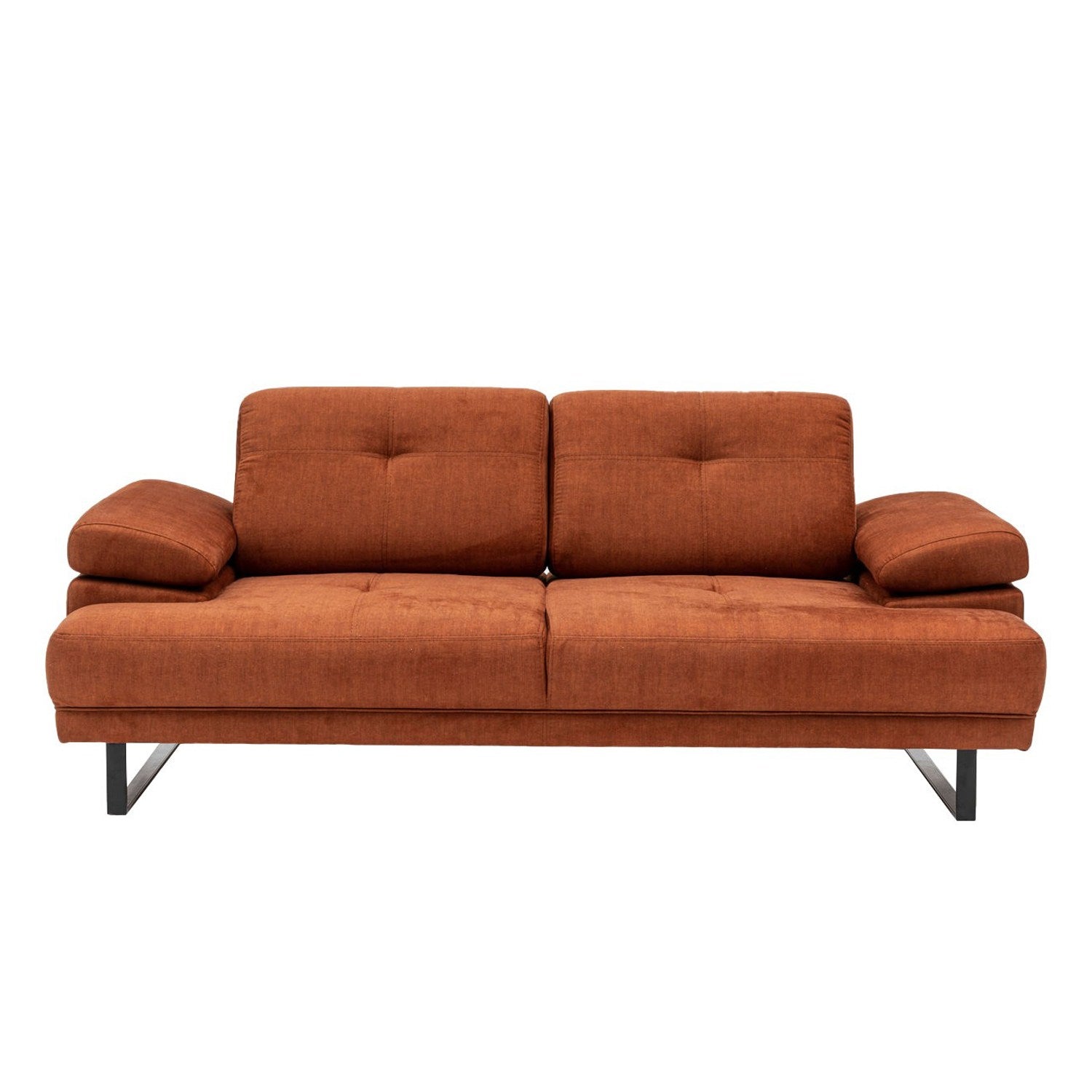 Mustang - Orange in Orange präsentiert im Onlineshop von KAQTU Design AG. Bettsofa ist von Atelier Del Sofa