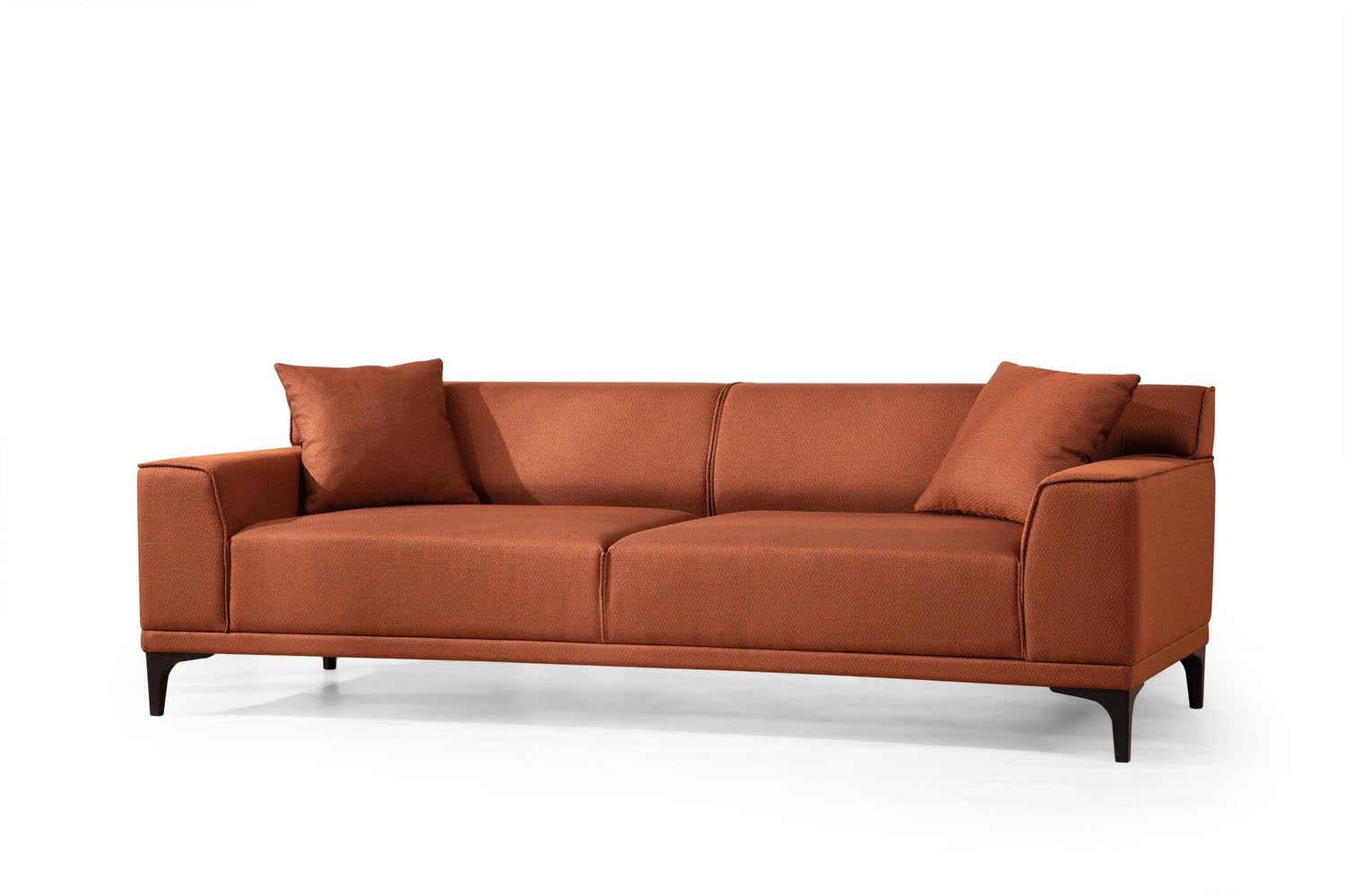 Petra 3 - Orange in Orange präsentiert im Onlineshop von KAQTU Design AG. 3er Sofa ist von Atelier Del Sofa