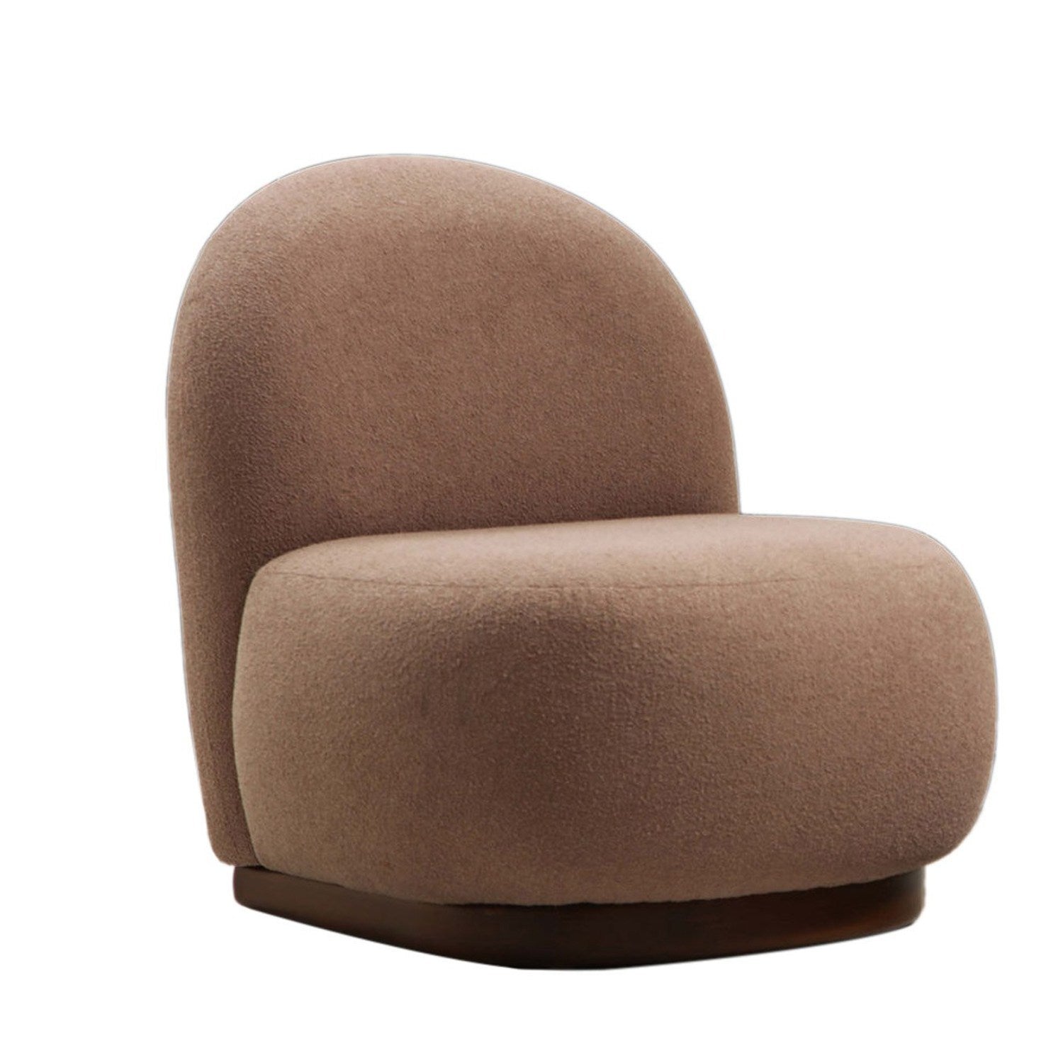 Tina - Cappuccino in Cappuccino präsentiert im Onlineshop von KAQTU Design AG. Sesel ist von Atelier Del Sofa