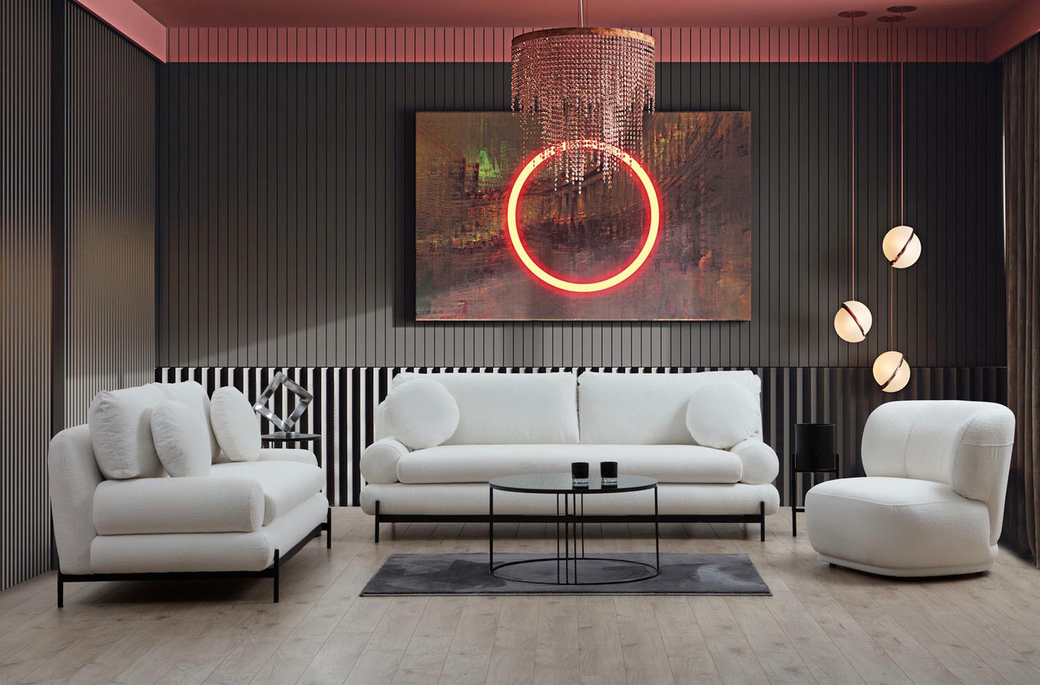Livorno - White in Weiss präsentiert im Onlineshop von KAQTU Design AG. Sesel ist von Atelier Del Sofa