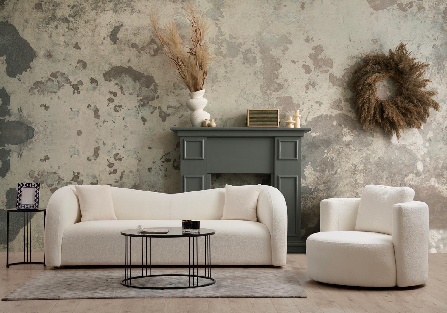 Asos Cream - 3 in Sahne präsentiert im Onlineshop von KAQTU Design AG. 3er Sofa ist von Atelier Del Sofa