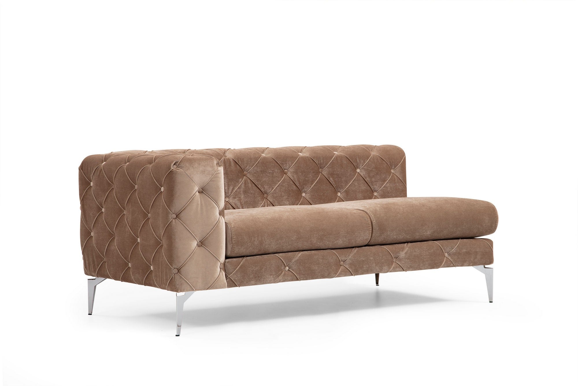 Como - Dark Cream in Dunkle Creme präsentiert im Onlineshop von KAQTU Design AG. 4er Sofa ist von Atelier Del Sofa