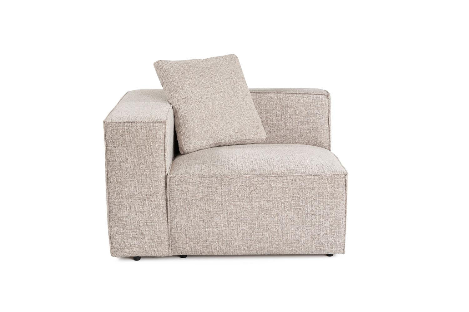 Lora L1 - Mocha in Mokka präsentiert im Onlineshop von KAQTU Design AG. Modulares Sofa ist von Atelier Del Sofa
