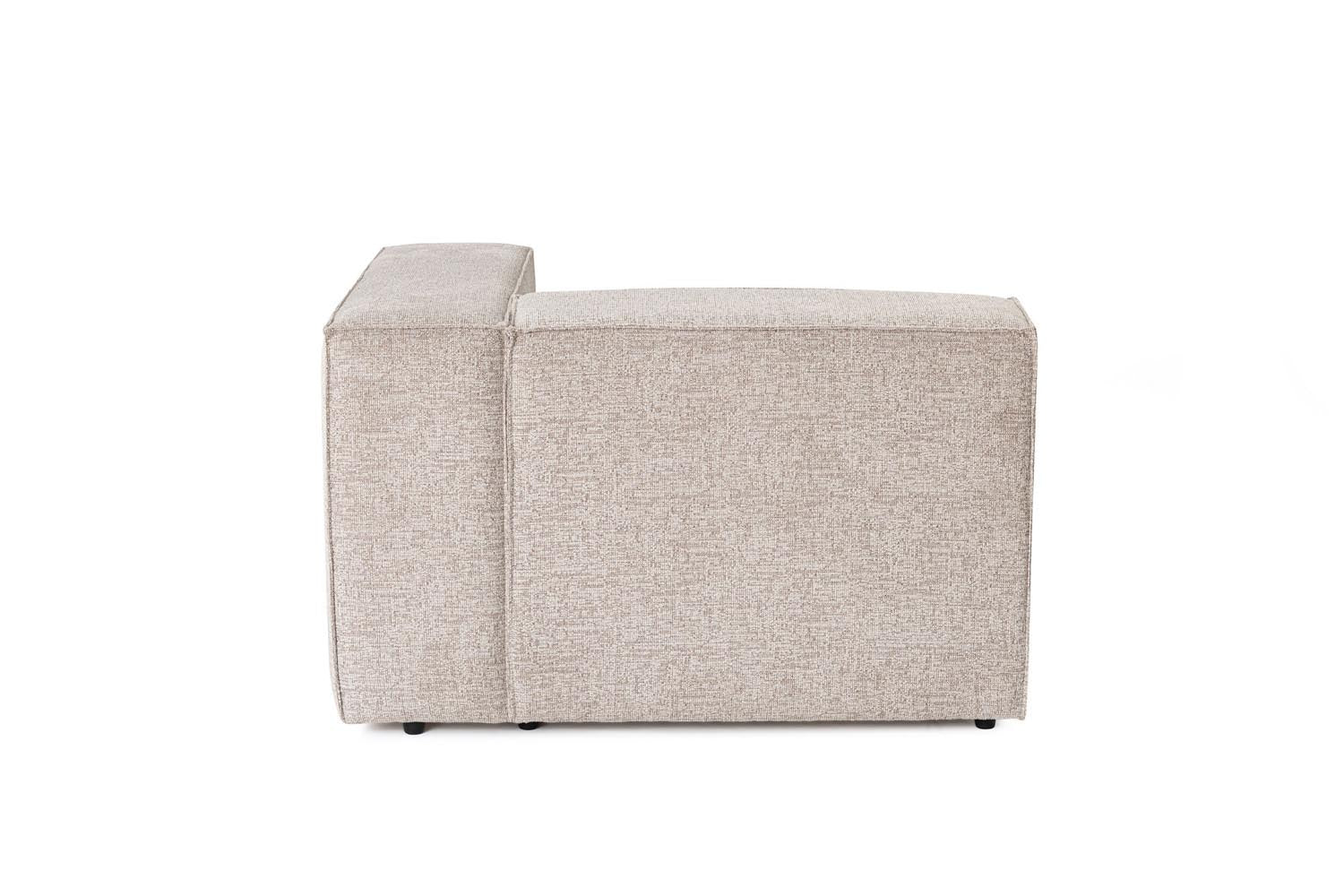 Lora L1 - Mocha in Mokka präsentiert im Onlineshop von KAQTU Design AG. Modulares Sofa ist von Atelier Del Sofa
