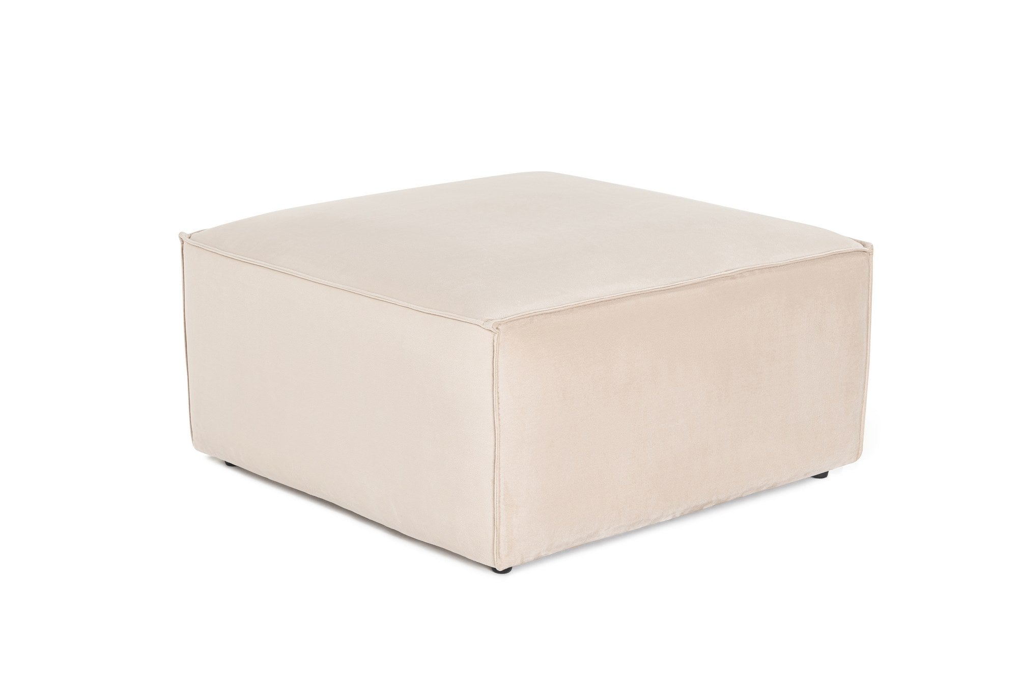 Lora Pouffe - Cream in Sahne präsentiert im Onlineshop von KAQTU Design AG. Pouf ist von Atelier Del Sofa