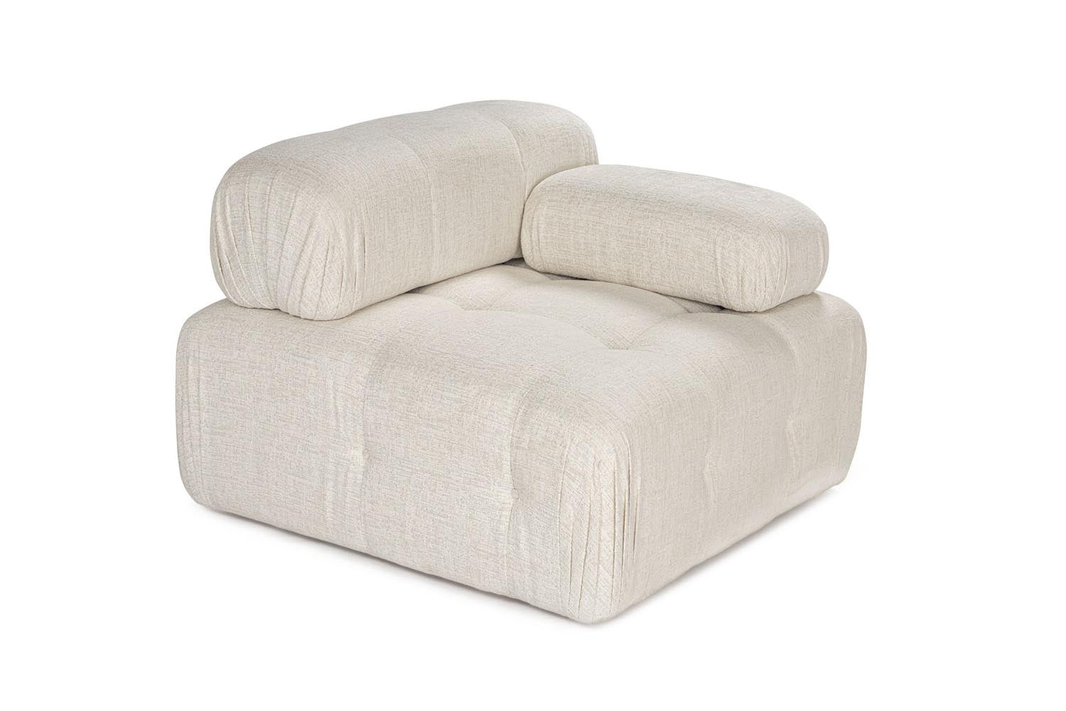 Doblo 1R - Cream in Sahne präsentiert im Onlineshop von KAQTU Design AG. Modulares Sofa ist von Atelier Del Sofa