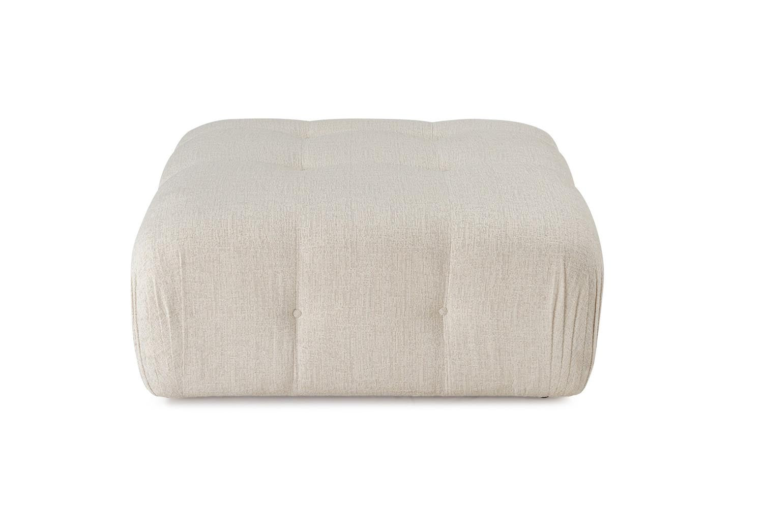 Doblo Pouffe - Cream in Sahne präsentiert im Onlineshop von KAQTU Design AG. Pouf ist von Atelier Del Sofa