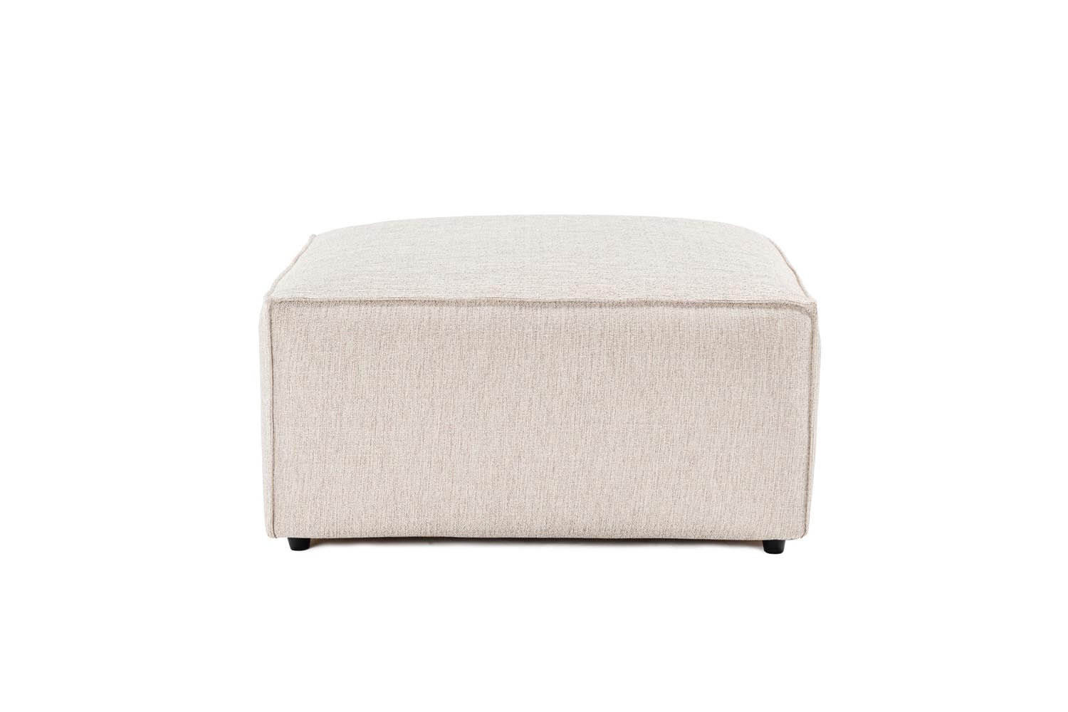 Lora Pouffe - Light Brown in Hellbraun präsentiert im Onlineshop von KAQTU Design AG. Pouf ist von Atelier Del Sofa