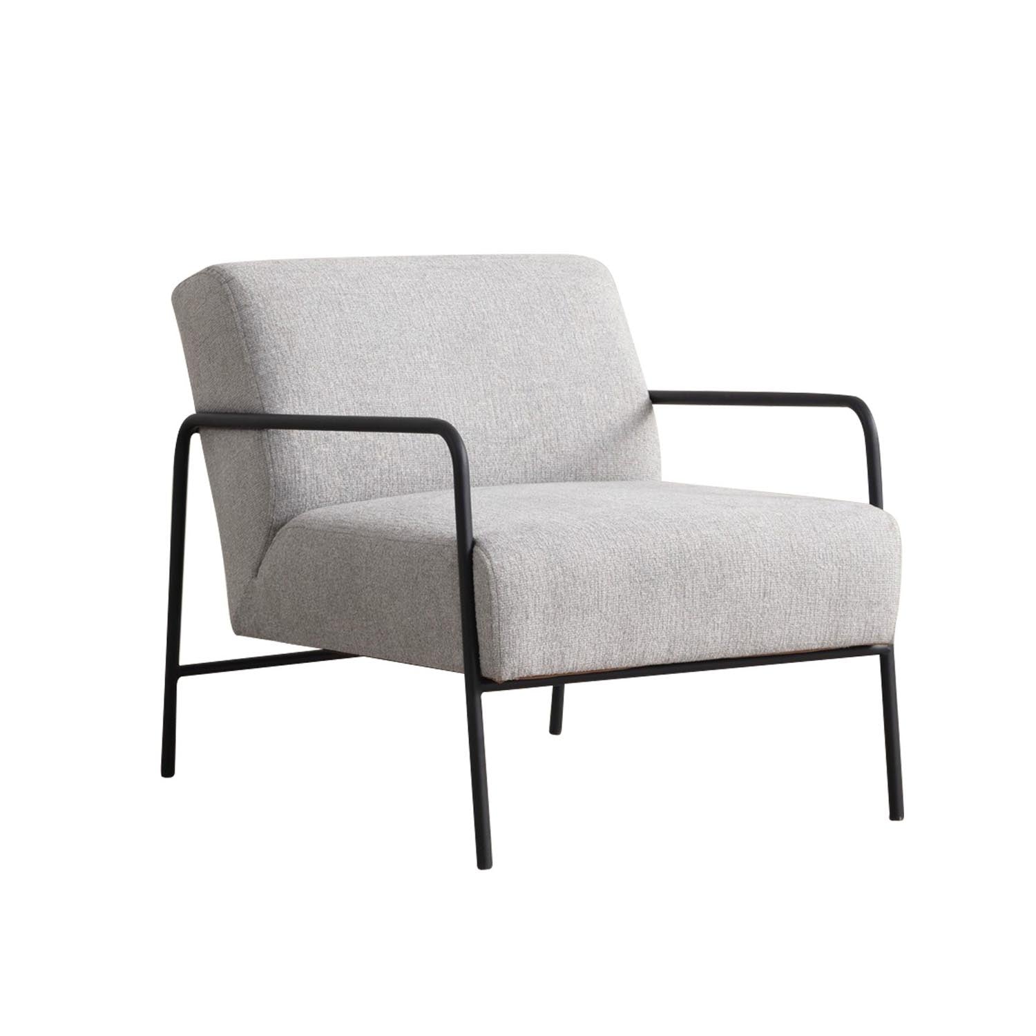 Eti Bergere - Grey in Grau präsentiert im Onlineshop von KAQTU Design AG. Sesel ist von Atelier Del Sofa