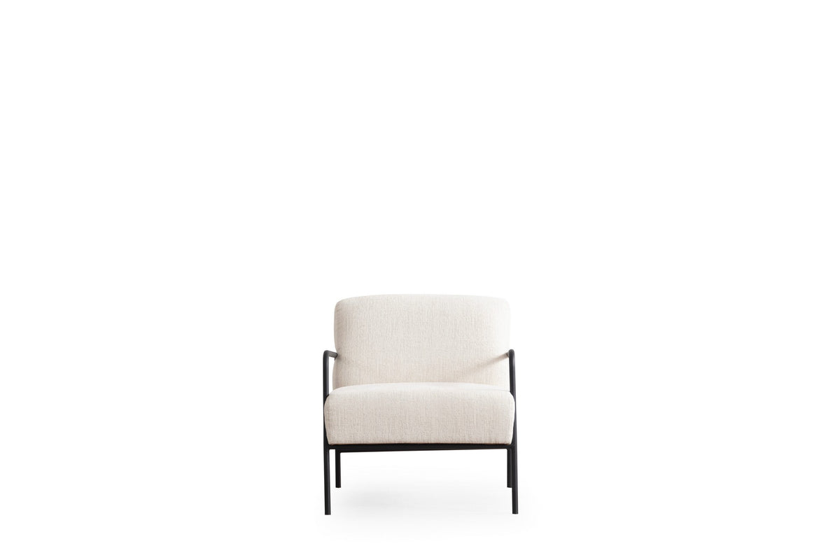 Eti Bergere Sessel - Weiss in Weiss präsentiert im Onlineshop von KAQTU Design AG. Sessel ist von Atelier Del Sofa