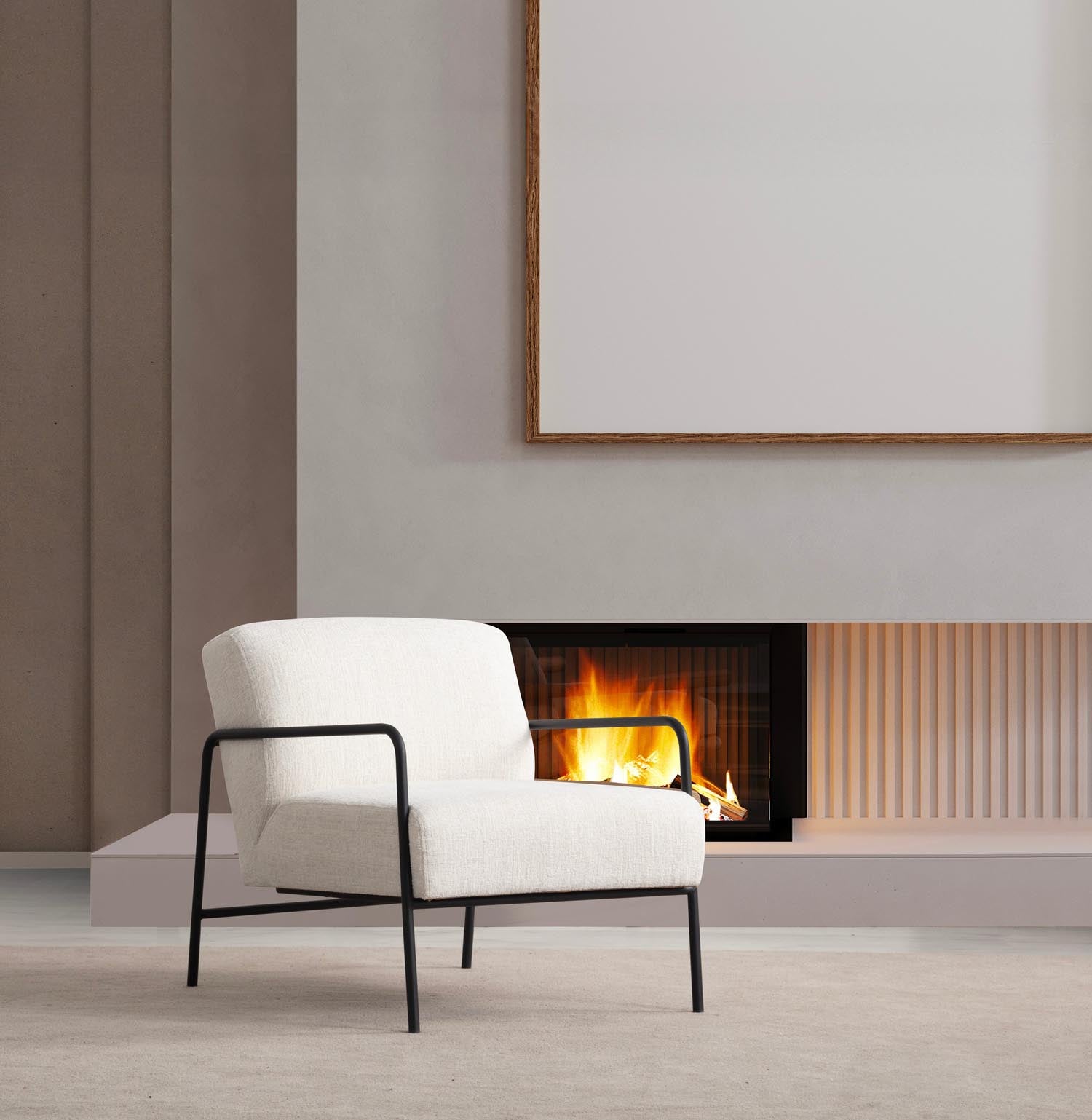 Eti Bergere - White in Weiss präsentiert im Onlineshop von KAQTU Design AG. Sesel ist von Atelier Del Sofa