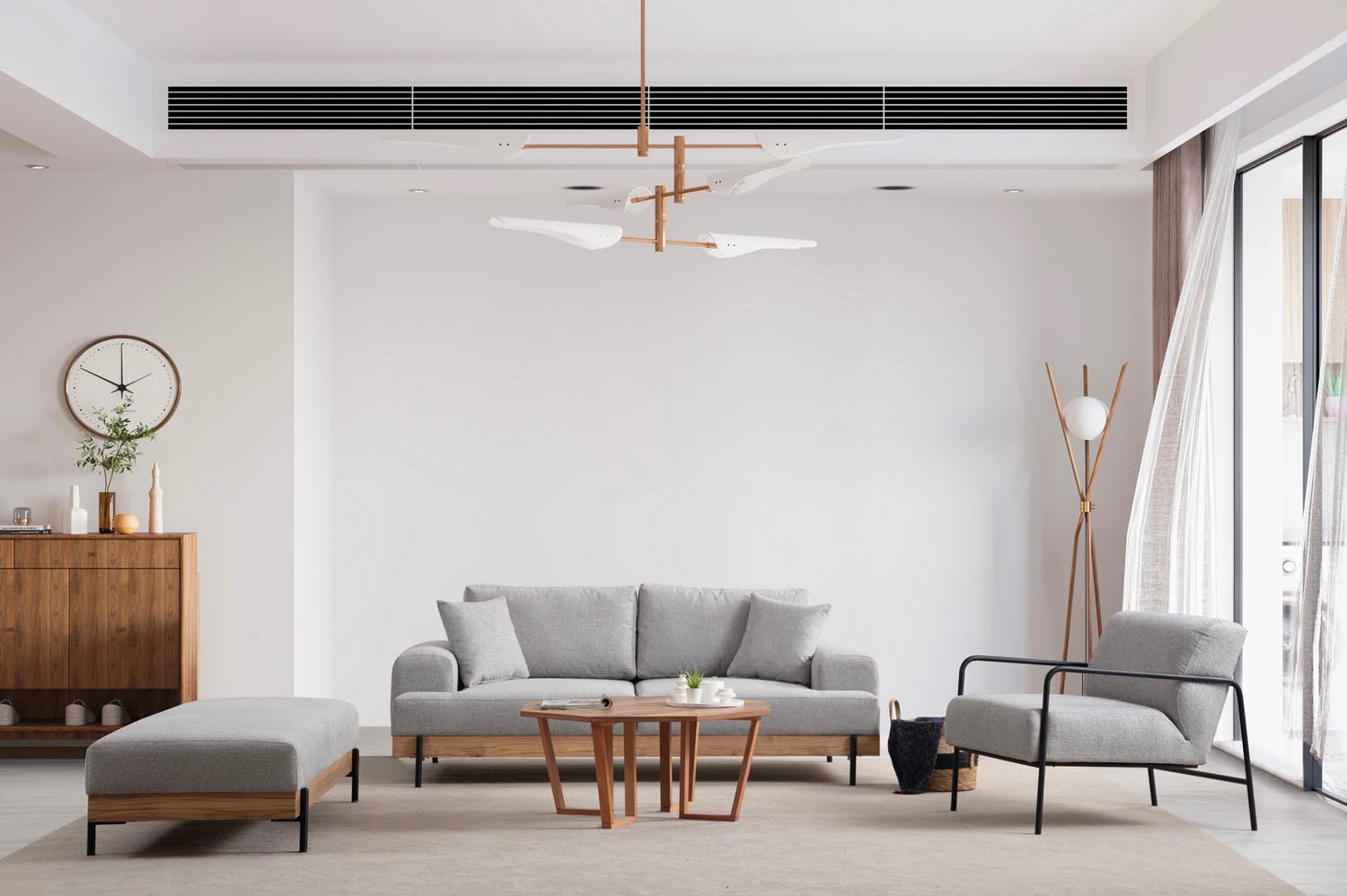 Eti Oak Pouffe - Grey in Grau präsentiert im Onlineshop von KAQTU Design AG. Pouf ist von Atelier Del Sofa