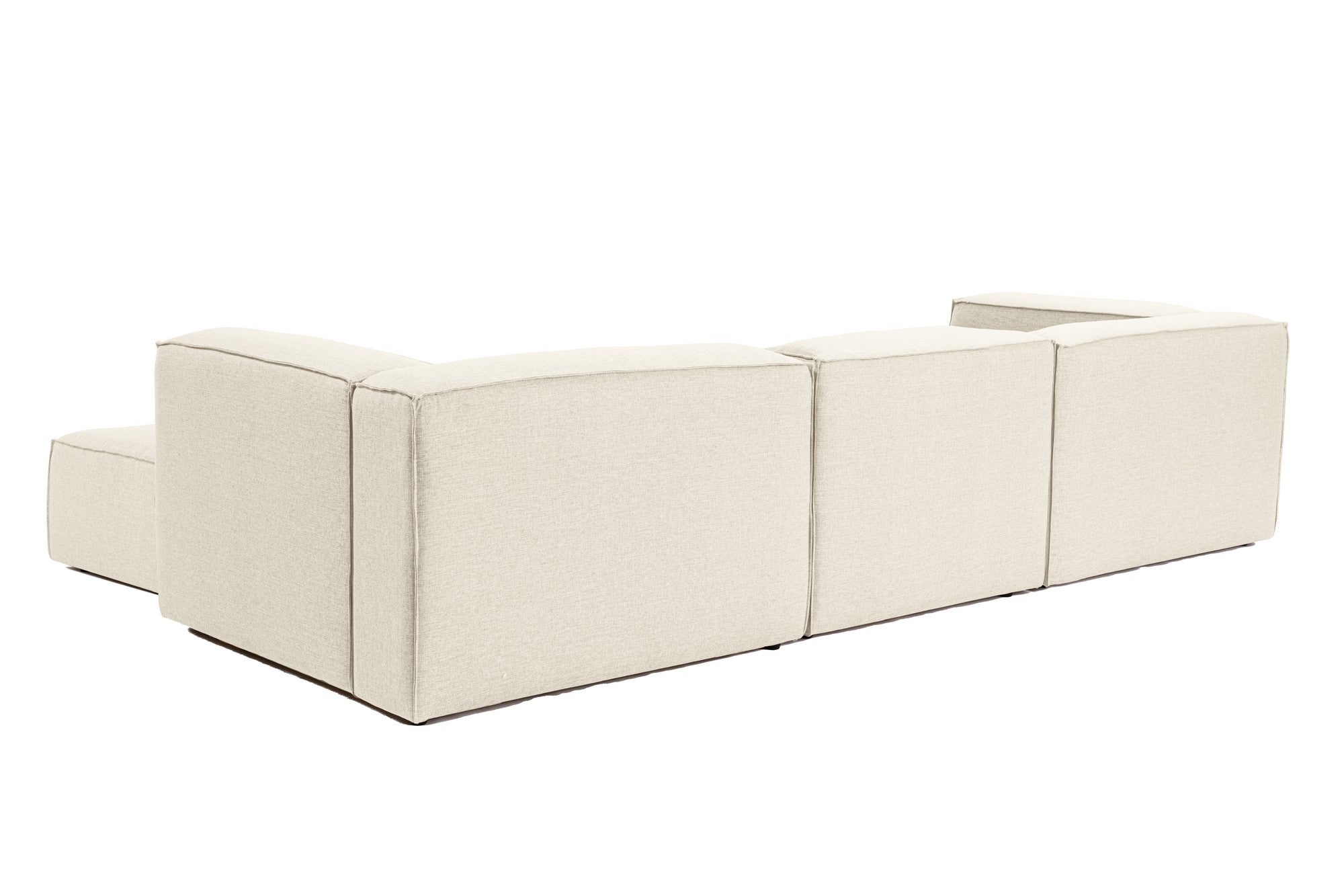 Fora - Ecru in Ecru präsentiert im Onlineshop von KAQTU Design AG. Ecksofa ist von Atelier Del Sofa
