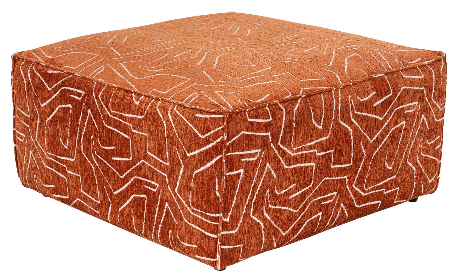 Lora Pouffe - Orange in Orange präsentiert im Onlineshop von KAQTU Design AG. Pouf ist von Atelier Del Sofa