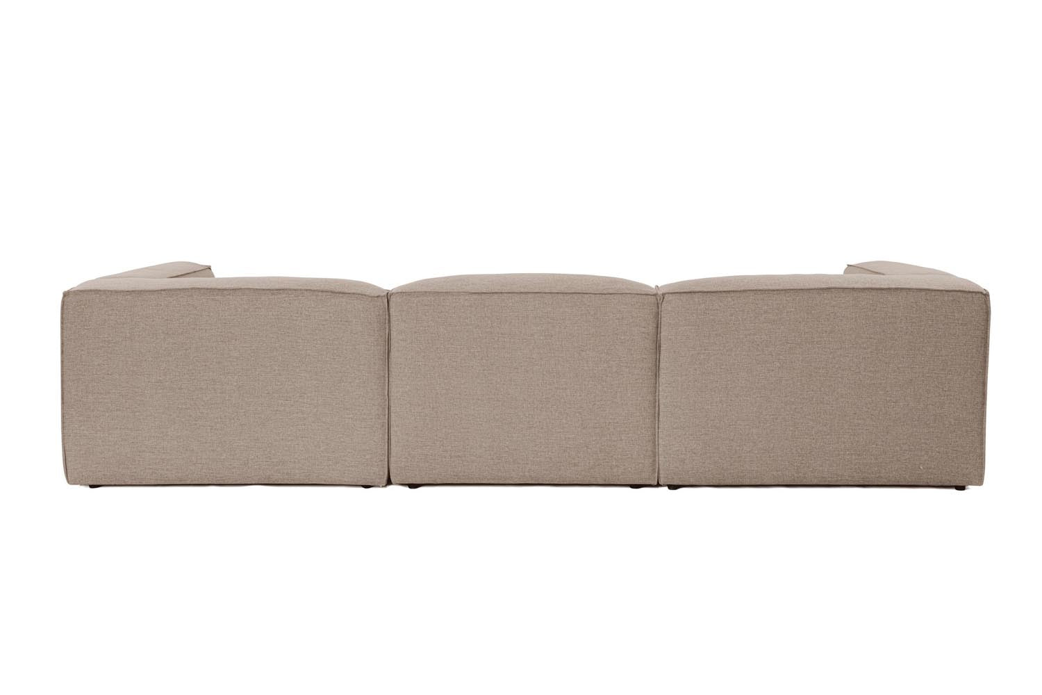 Fora 3 Seater - Brown in Braun präsentiert im Onlineshop von KAQTU Design AG. 3er Sofa ist von Atelier Del Sofa