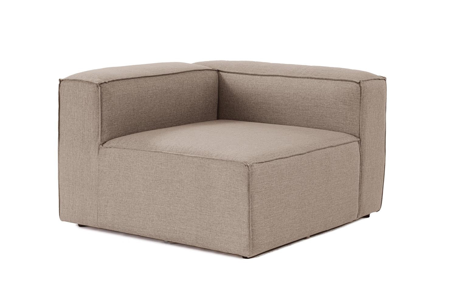 Fora L1 - Brown in Braun präsentiert im Onlineshop von KAQTU Design AG. Modulares Sofa ist von Atelier Del Sofa