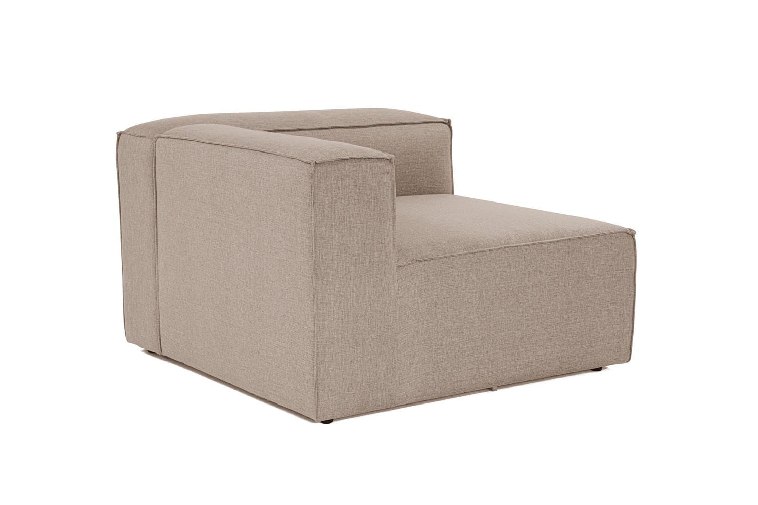 Fora L1 - Brown in Braun präsentiert im Onlineshop von KAQTU Design AG. Modulares Sofa ist von Atelier Del Sofa