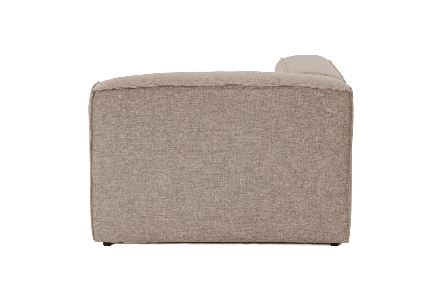 Fora L1 - Brown in Braun präsentiert im Onlineshop von KAQTU Design AG. Modulares Sofa ist von Atelier Del Sofa