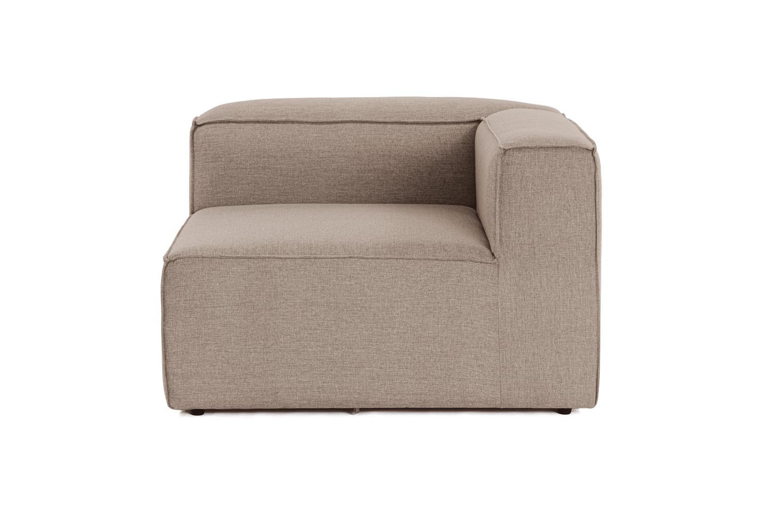 Fora 1R - Brown in Braun präsentiert im Onlineshop von KAQTU Design AG. Modulares Sofa ist von Atelier Del Sofa