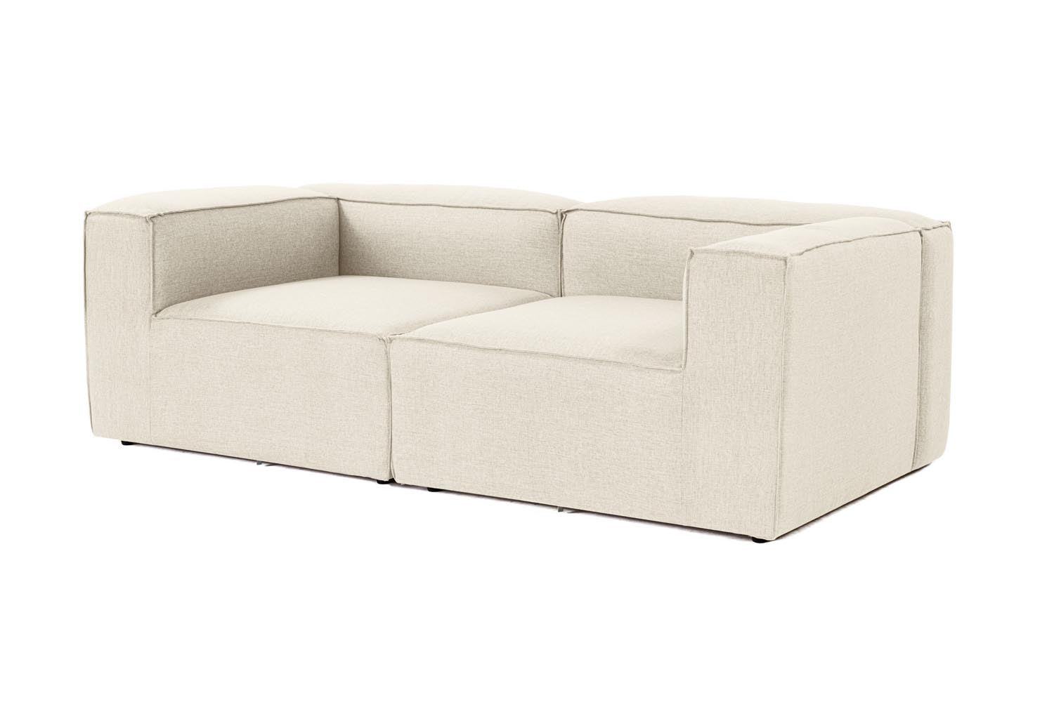 Fora 2 - Ecru in Ecru präsentiert im Onlineshop von KAQTU Design AG. 2er Sofa ist von Atelier Del Sofa