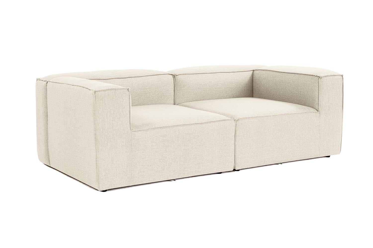 Fora 2 - Ecru in Ecru präsentiert im Onlineshop von KAQTU Design AG. 2er Sofa ist von Atelier Del Sofa