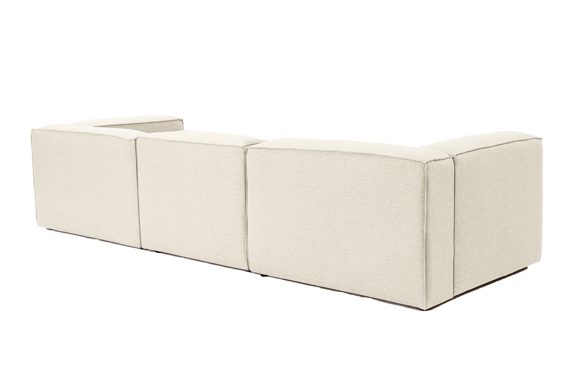 Fora 3 - Ecru in Ecru präsentiert im Onlineshop von KAQTU Design AG. 3er Sofa ist von Atelier Del Sofa