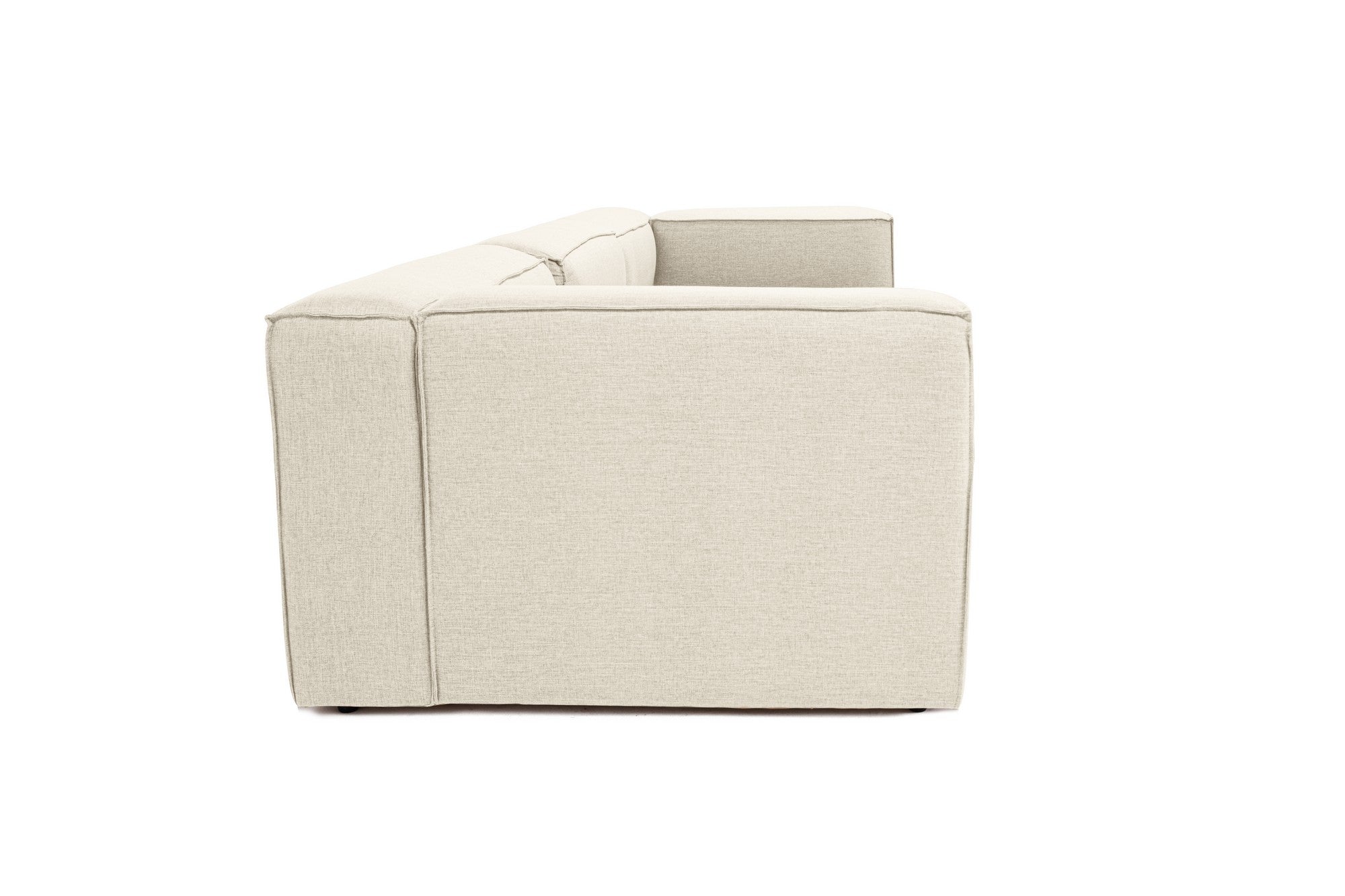 Fora 3 - Ecru in Ecru präsentiert im Onlineshop von KAQTU Design AG. 3er Sofa ist von Atelier Del Sofa