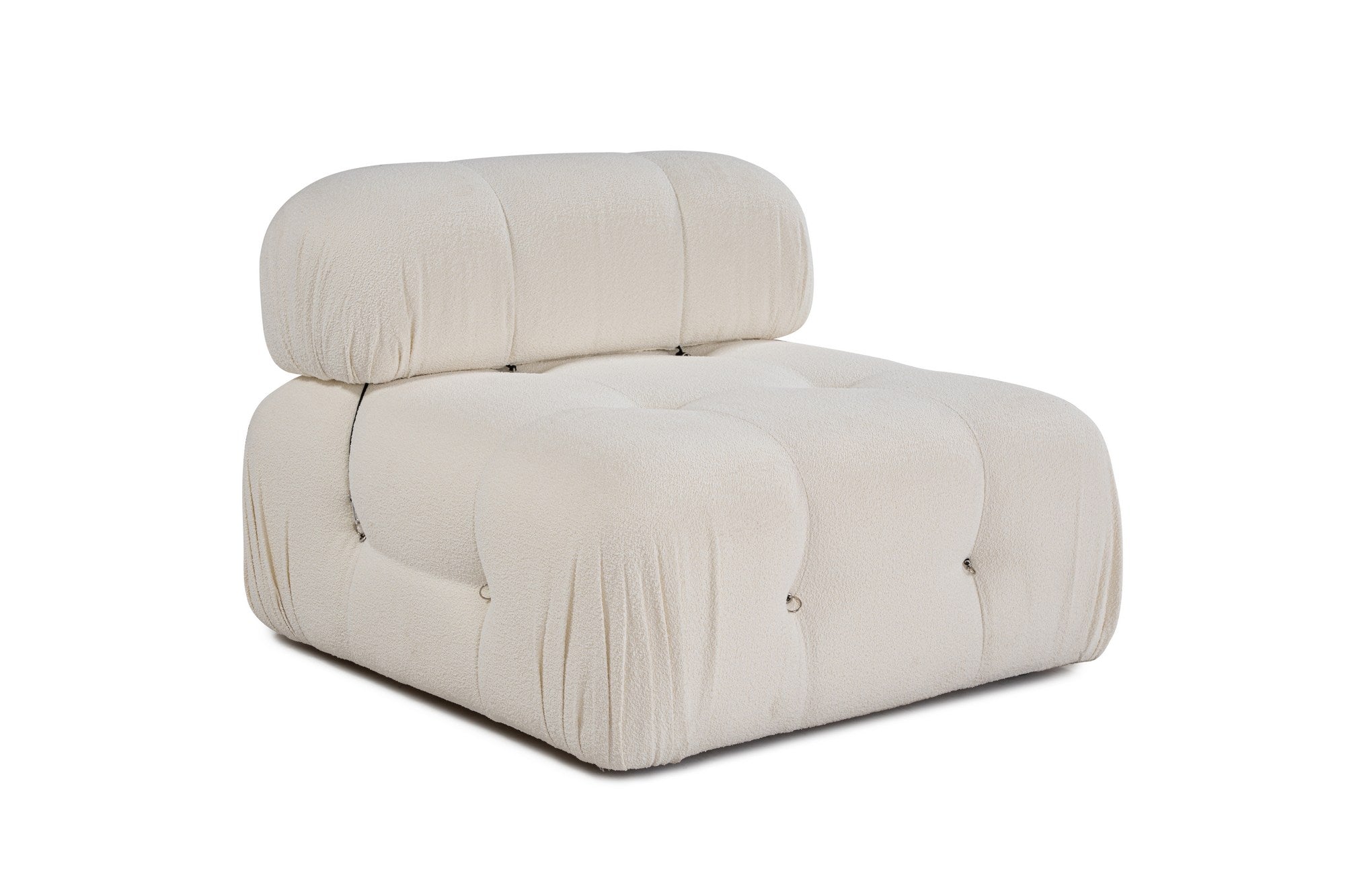 Bubble O1 - Beige in Weiss präsentiert im Onlineshop von KAQTU Design AG. Modulares Sofa ist von Atelier Del Sofa