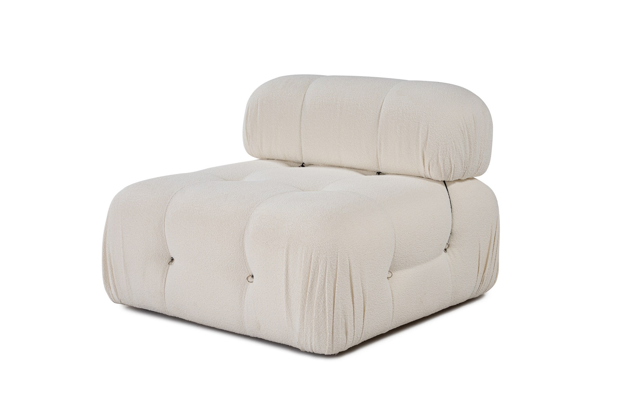 Bubble O1 - Beige in Weiss präsentiert im Onlineshop von KAQTU Design AG. Modulares Sofa ist von Atelier Del Sofa