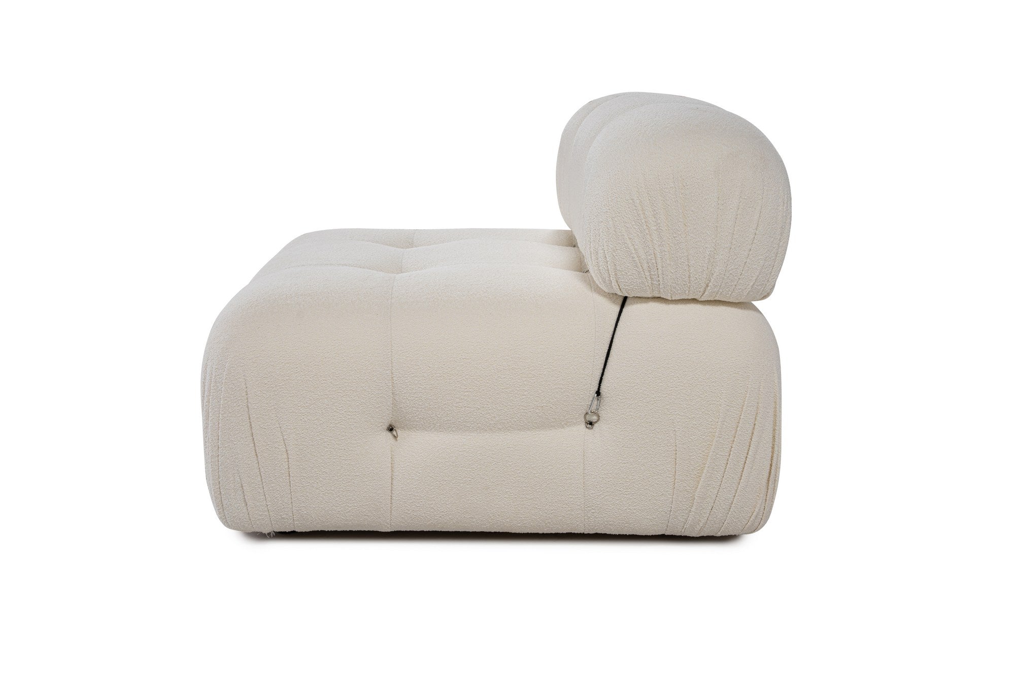 Bubble O1 - Beige in Weiss präsentiert im Onlineshop von KAQTU Design AG. Modulares Sofa ist von Atelier Del Sofa
