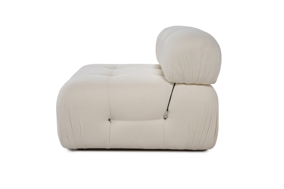 Bubble O1 Modulares Sofa - Weiss in Weiss präsentiert im Onlineshop von KAQTU Design AG. Modulares Sofa ist von Atelier Del Sofa