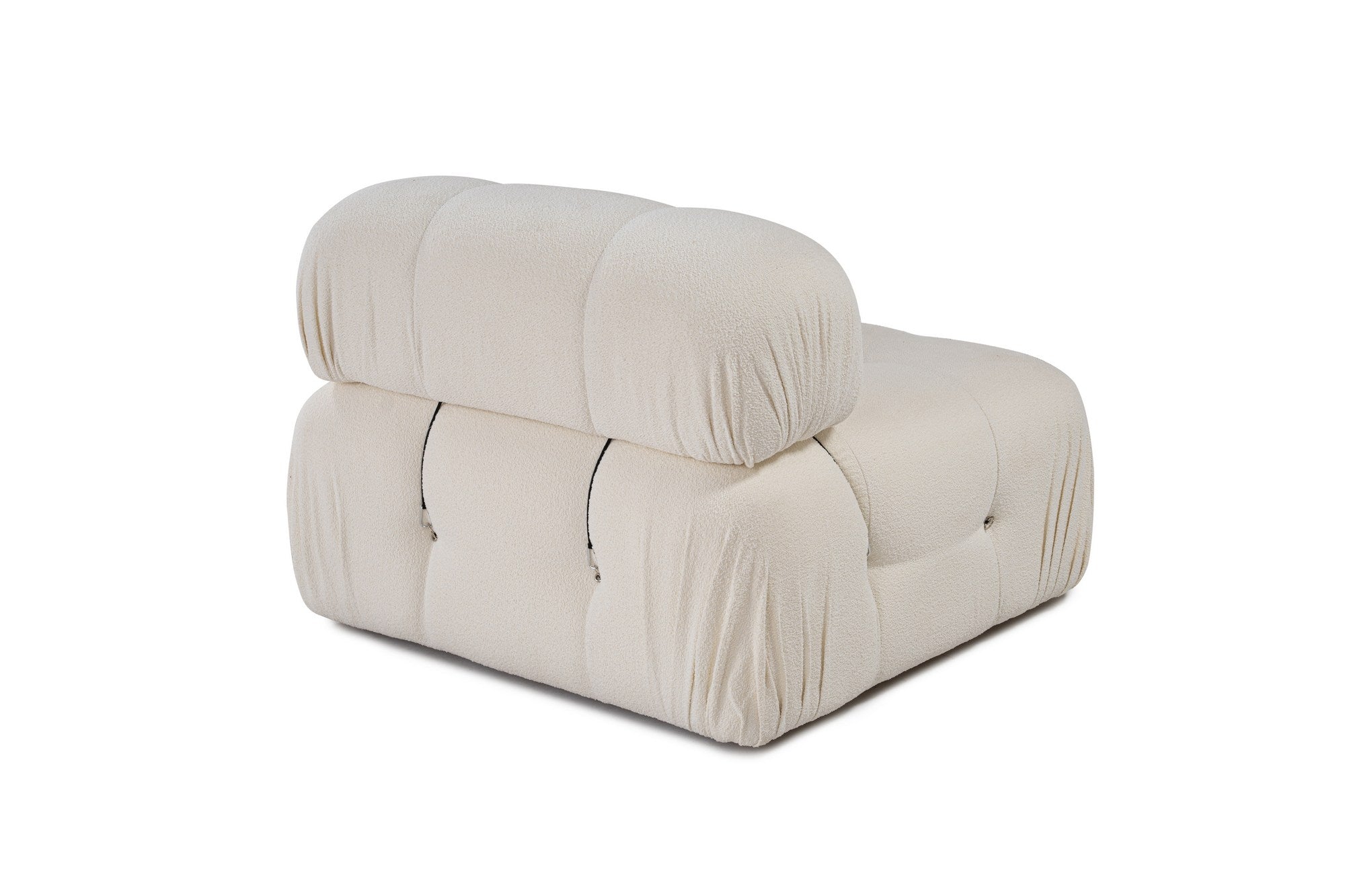 Bubble O1 - Beige in Weiss präsentiert im Onlineshop von KAQTU Design AG. Modulares Sofa ist von Atelier Del Sofa