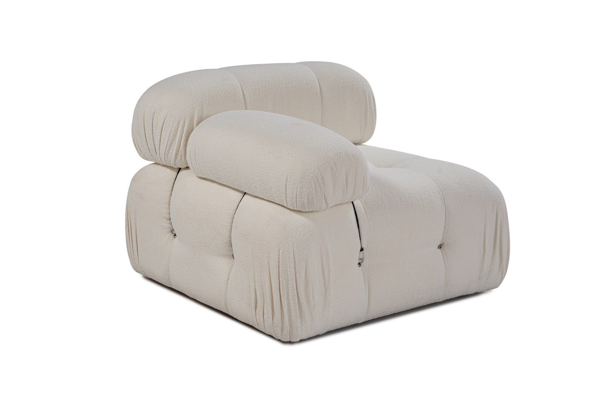 Bubble L1 - Beige in Weiss präsentiert im Onlineshop von KAQTU Design AG. Modulares Sofa ist von Atelier Del Sofa