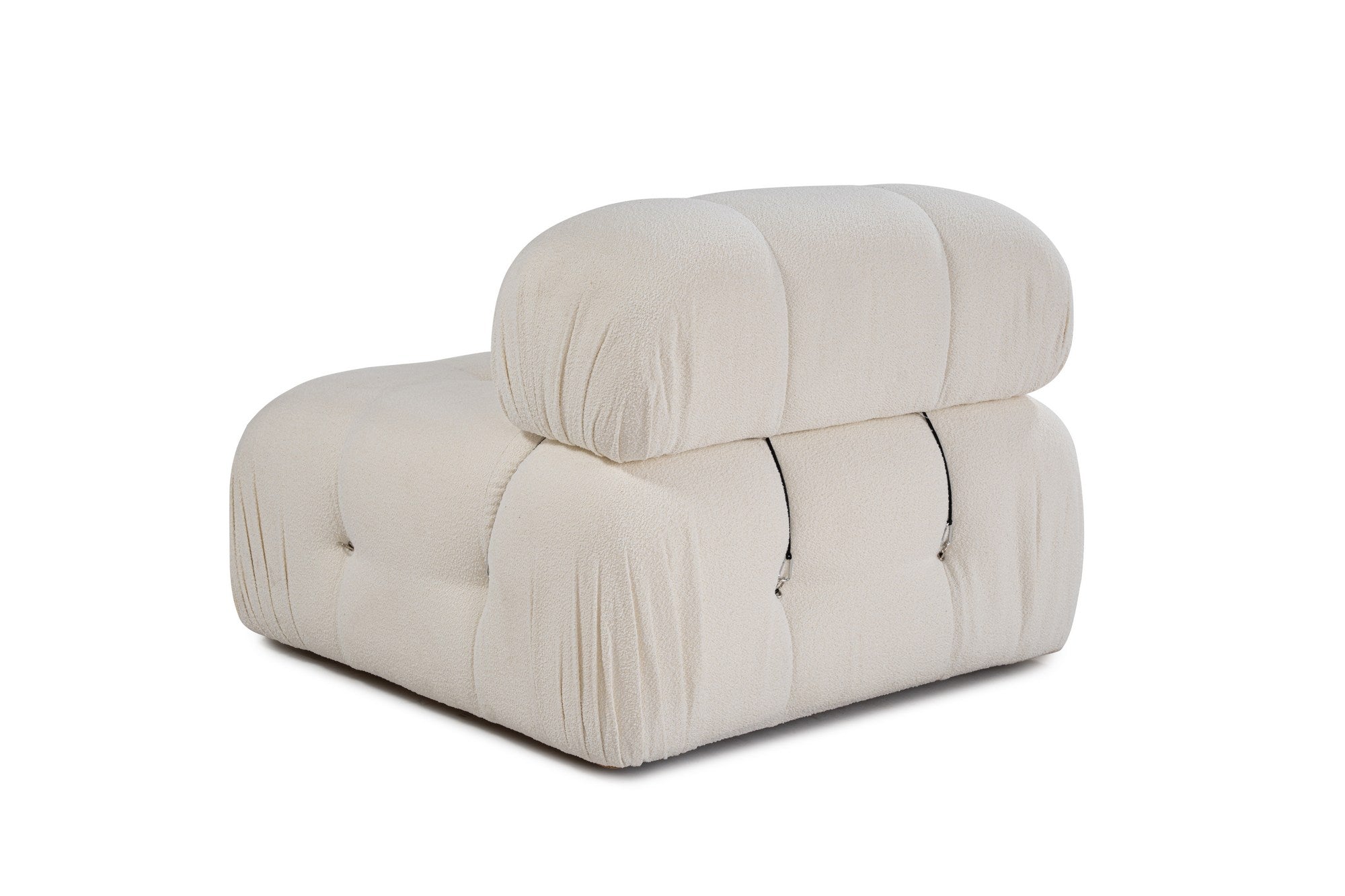 Bubble L1 - Beige in Weiss präsentiert im Onlineshop von KAQTU Design AG. Modulares Sofa ist von Atelier Del Sofa