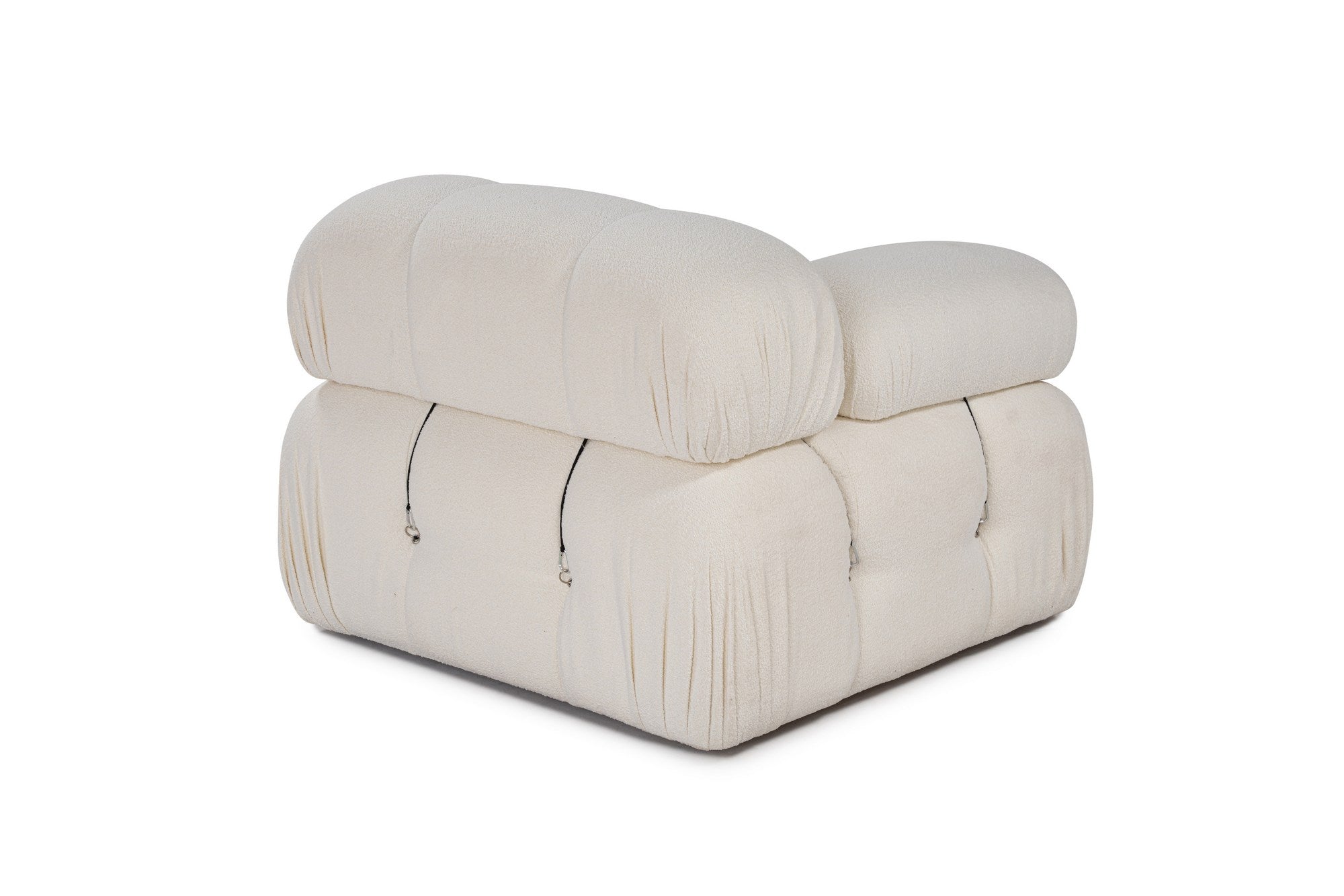 Bubble L1 - Beige in Weiss präsentiert im Onlineshop von KAQTU Design AG. Modulares Sofa ist von Atelier Del Sofa