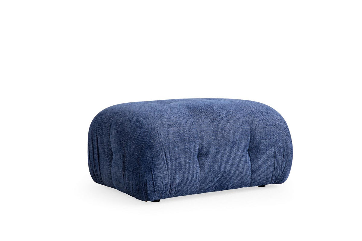 Petite Pouf - Nachtblau in Nachtblau präsentiert im Onlineshop von KAQTU Design AG. Pouf ist von Atelier Del Sofa