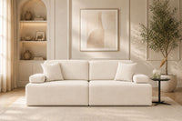 Divano Madlen con gambe basse, 3 posti