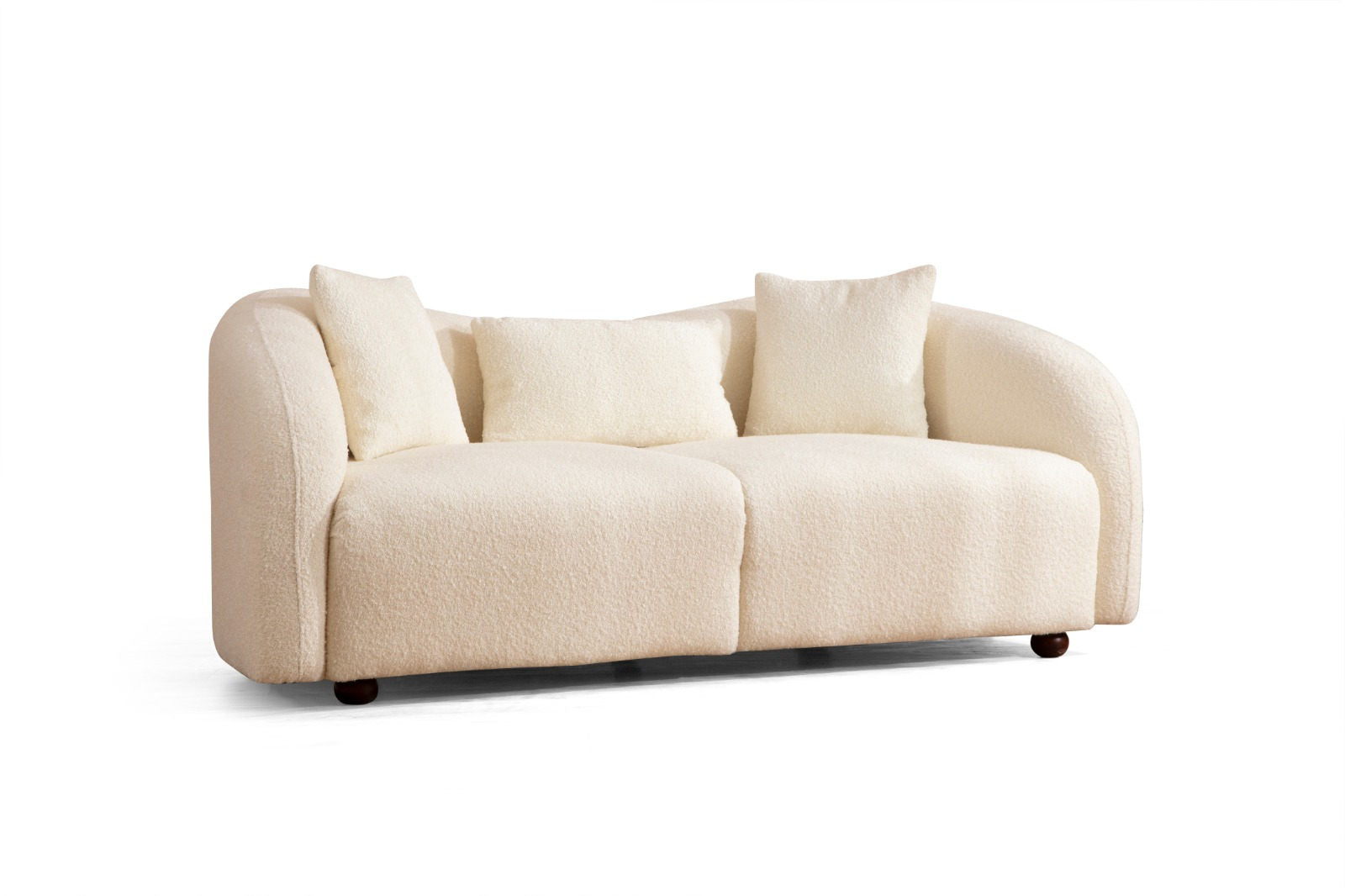Venedik - Cream in Sahne präsentiert im Onlineshop von KAQTU Design AG. 2er Sofa ist von Atelier Del Sofa