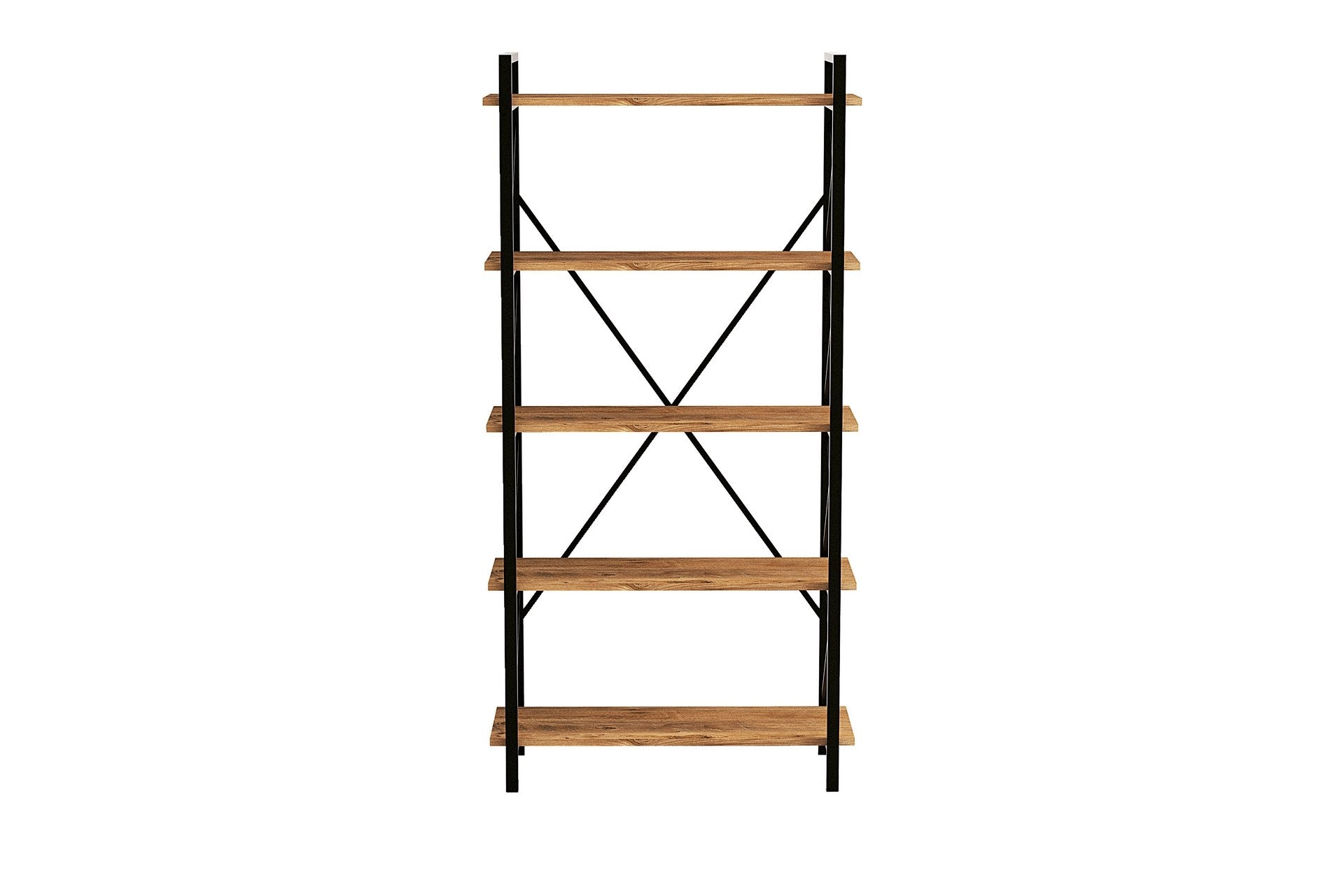 Nero Elit in Atlantische Kiefer Schwarz präsentiert im Onlineshop von KAQTU Design AG. Bücherregal ist von Hanah Home