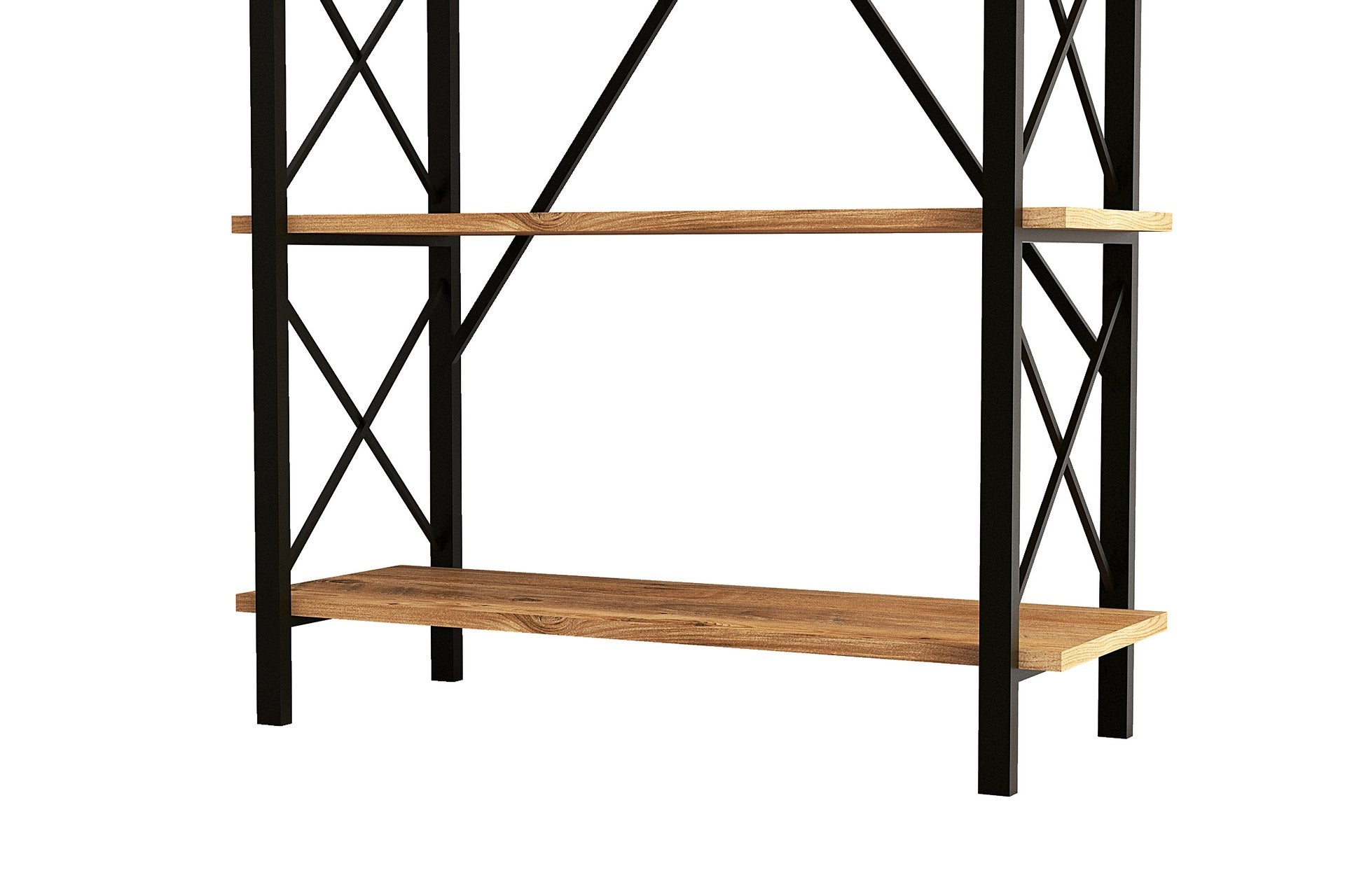 Nero Elit in Atlantische Kiefer Schwarz präsentiert im Onlineshop von KAQTU Design AG. Bücherregal ist von Hanah Home