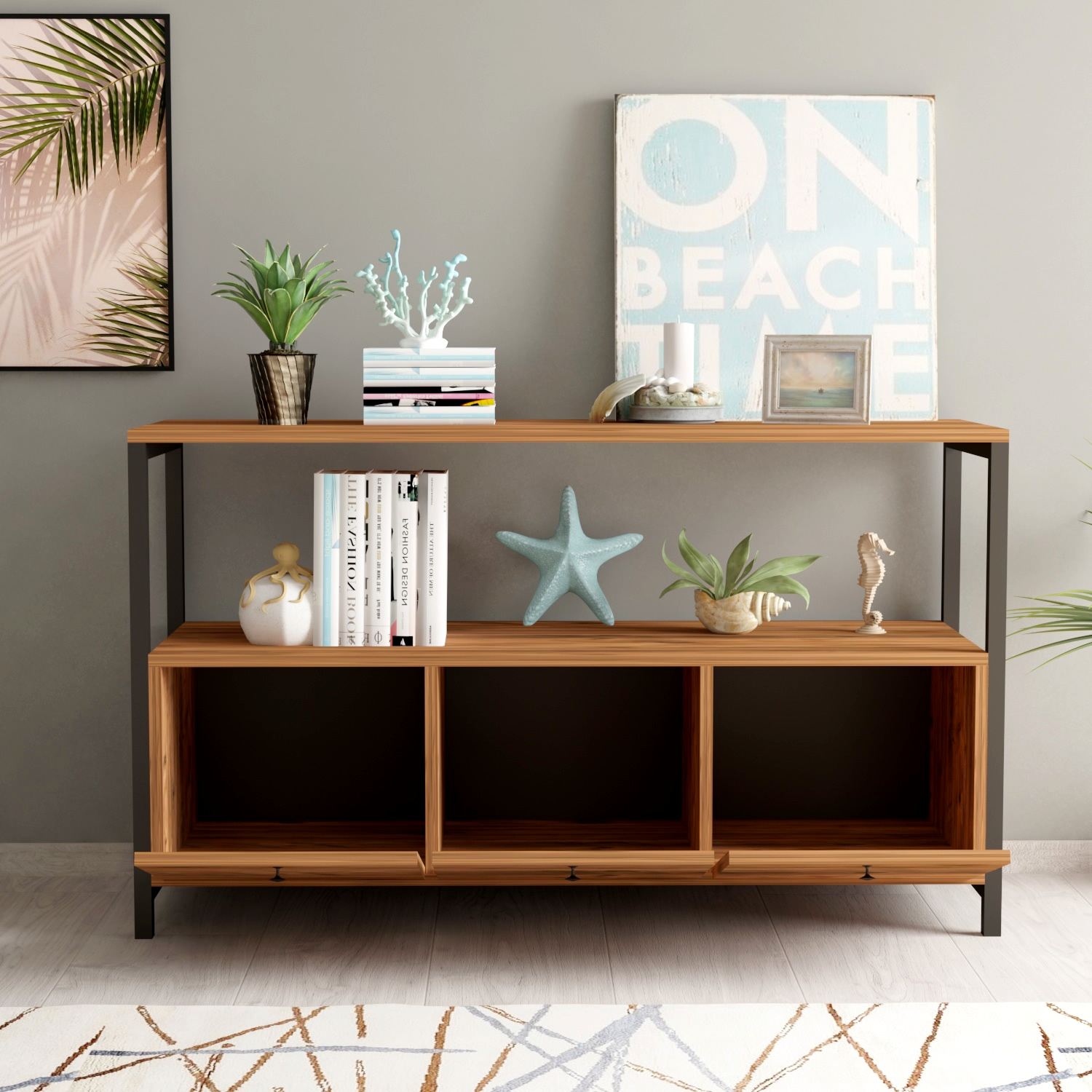Nero v2 - Atlantic Pine, Black in Atlantische Kiefer Schwarz präsentiert im Onlineshop von KAQTU Design AG. High-Sideboard ist von Hanah Home