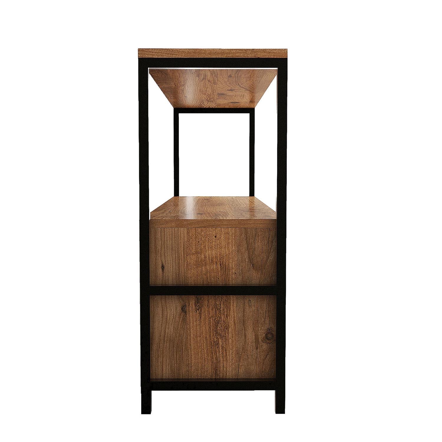 Nero v2 - Atlantic Pine, Black in Atlantische Kiefer Schwarz präsentiert im Onlineshop von KAQTU Design AG. High-Sideboard ist von Hanah Home