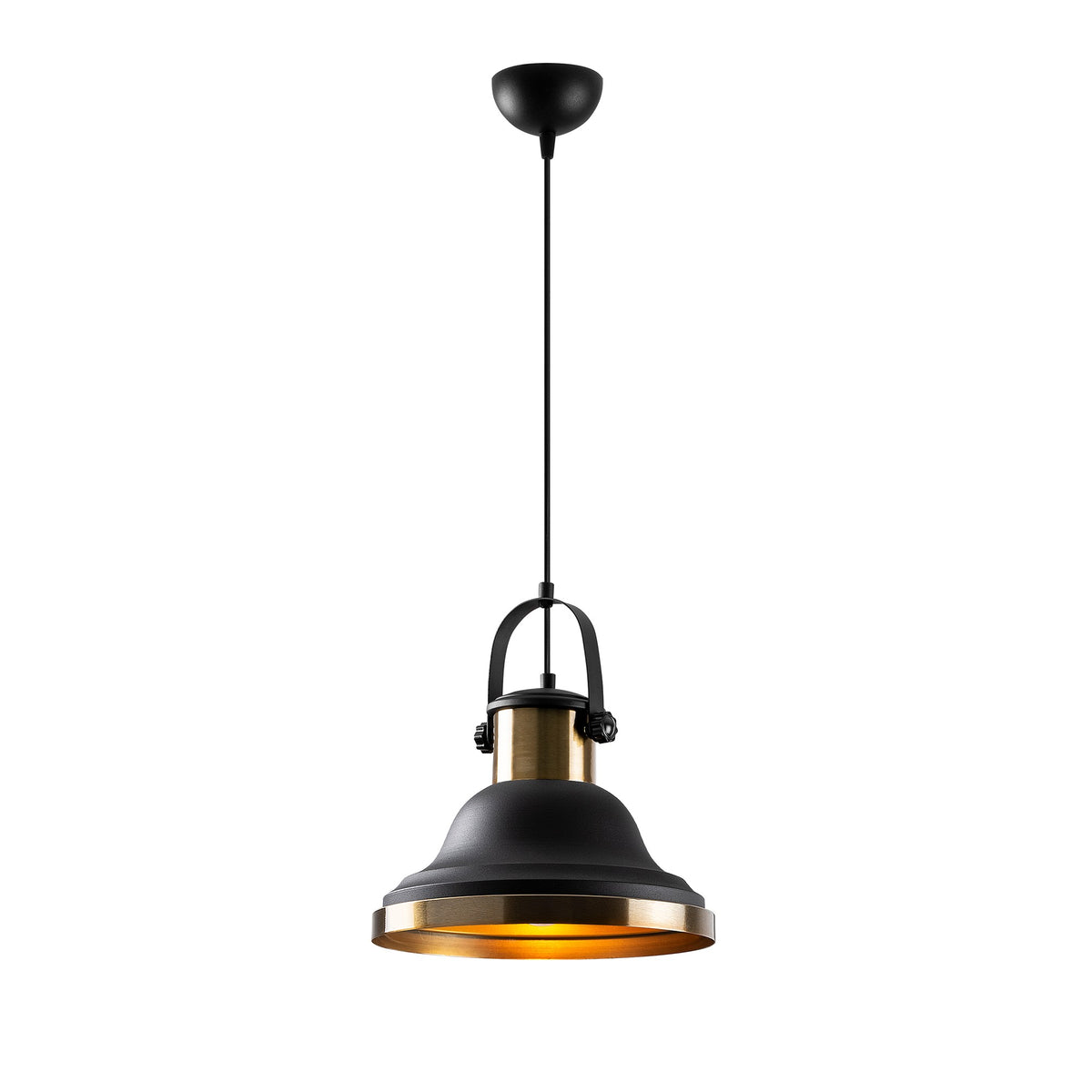 Dodo Pendellampe - Schwarz in Schwarz präsentiert im Onlineshop von KAQTU Design AG. Pendelleuchte ist von Opviq