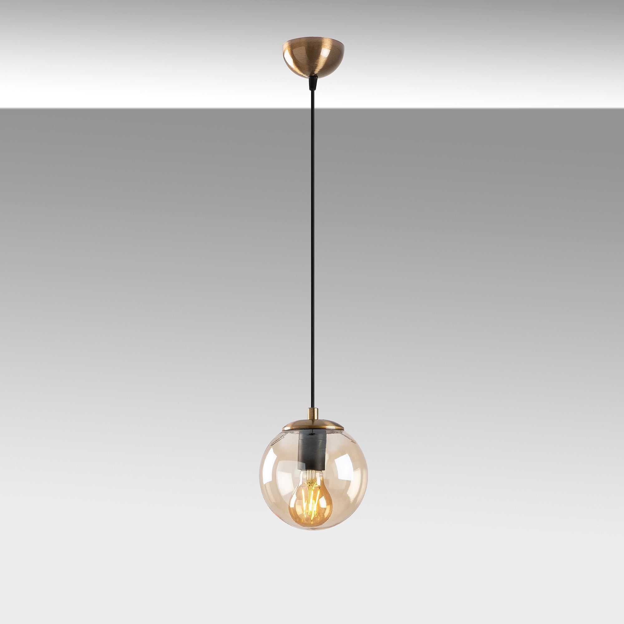 Efe - 2151 in Gelb
 Vintage präsentiert im Onlineshop von KAQTU Design AG. Pendelleuchte ist von Opviq